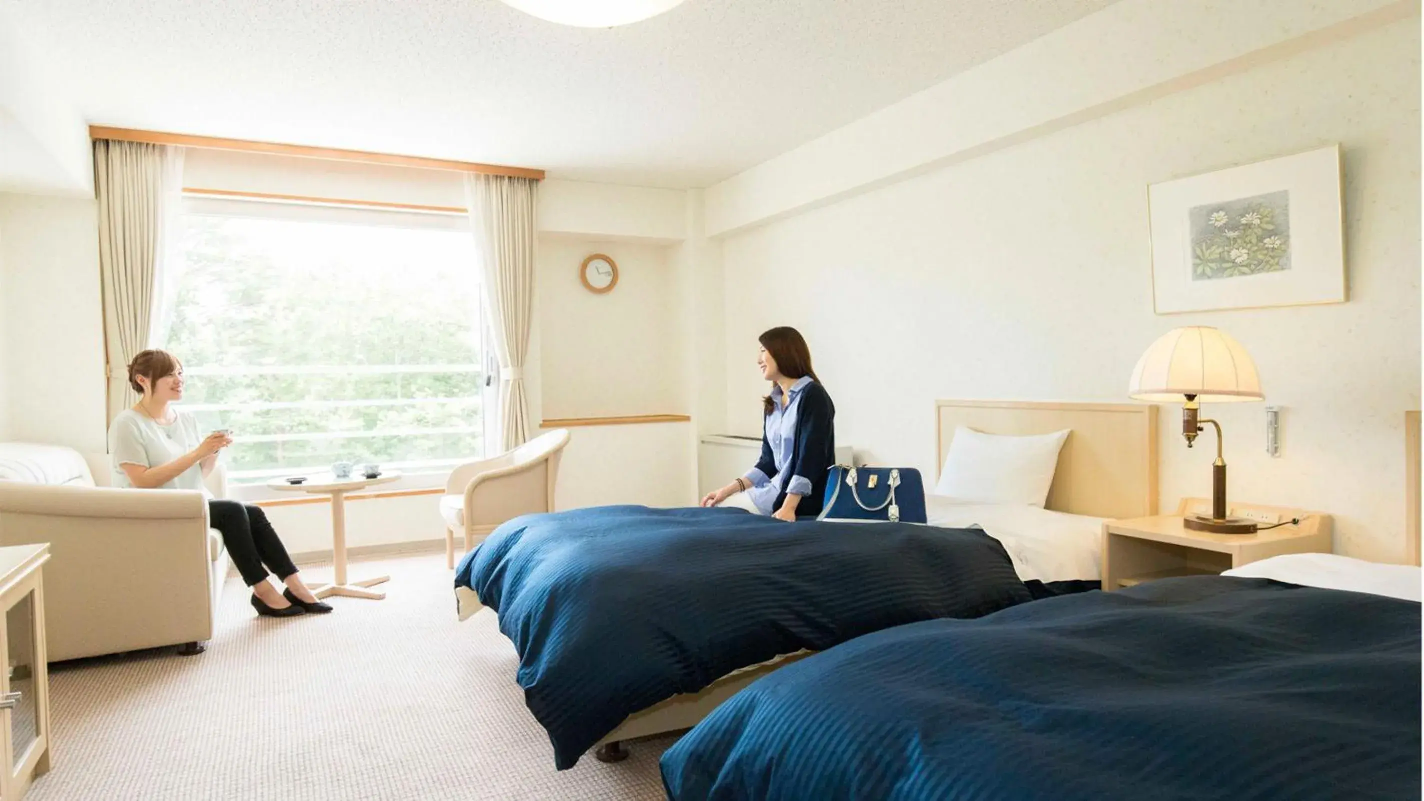 Twin Room - single occupancy - Non-Smoking in Kyukamura Rikuchu-Miyako Twin Room - single occupancy - Non-Smoking in Kyukamura Rikuchu-Miyako