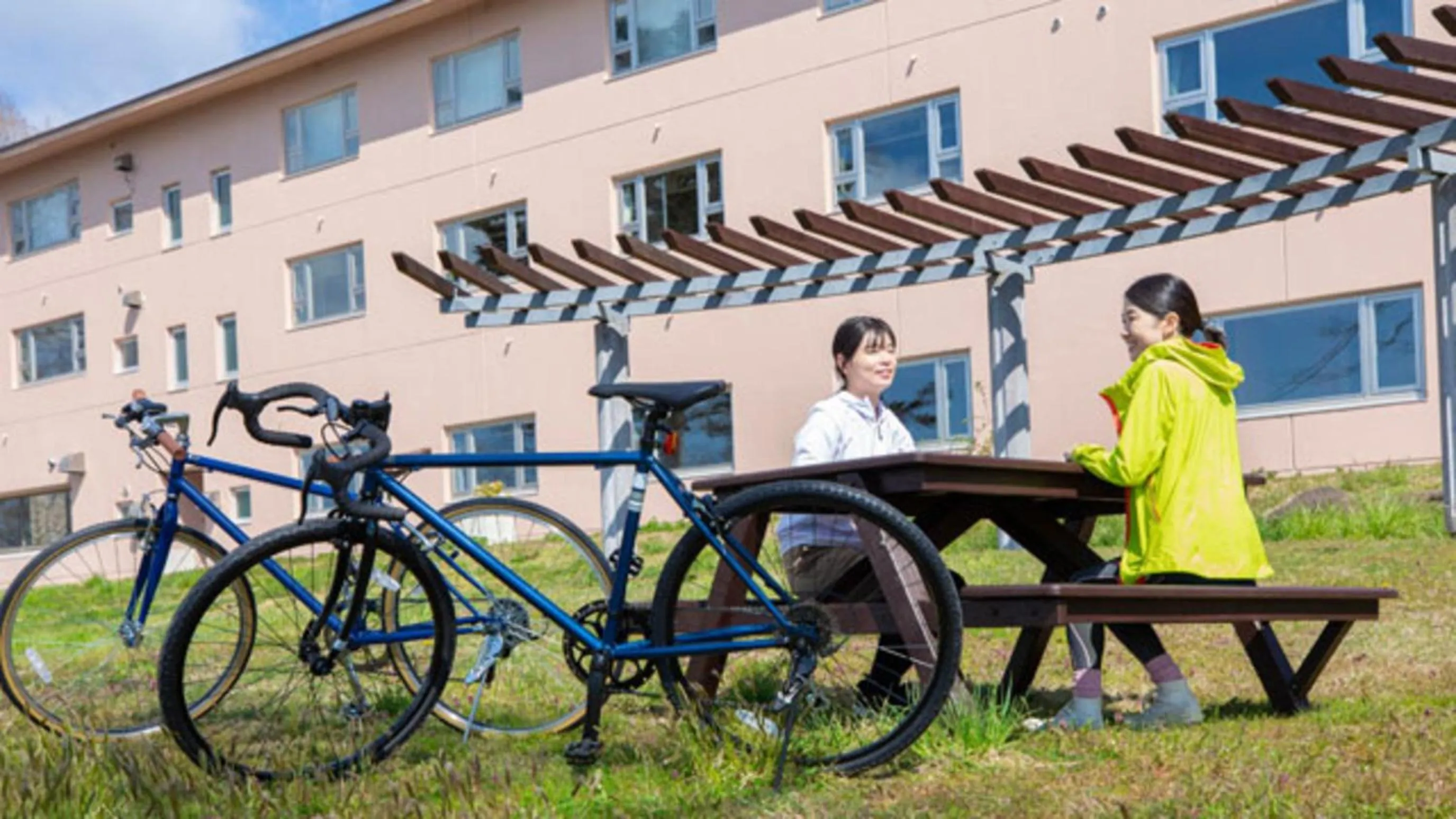Balcony/Terrace in Kyukamura Kesennuma-Ohshima