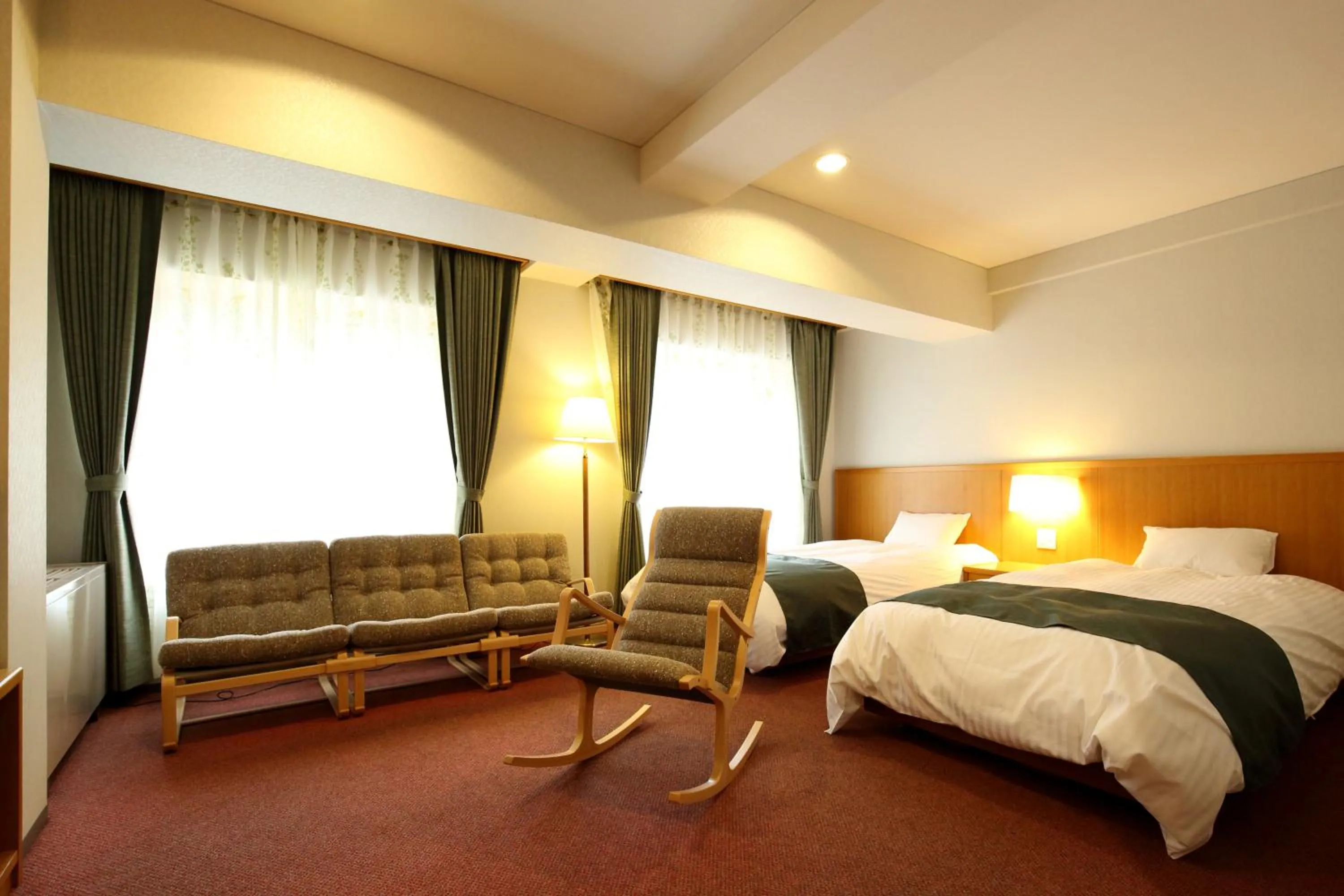 Bed in Kyukamura Shonai-Haguro