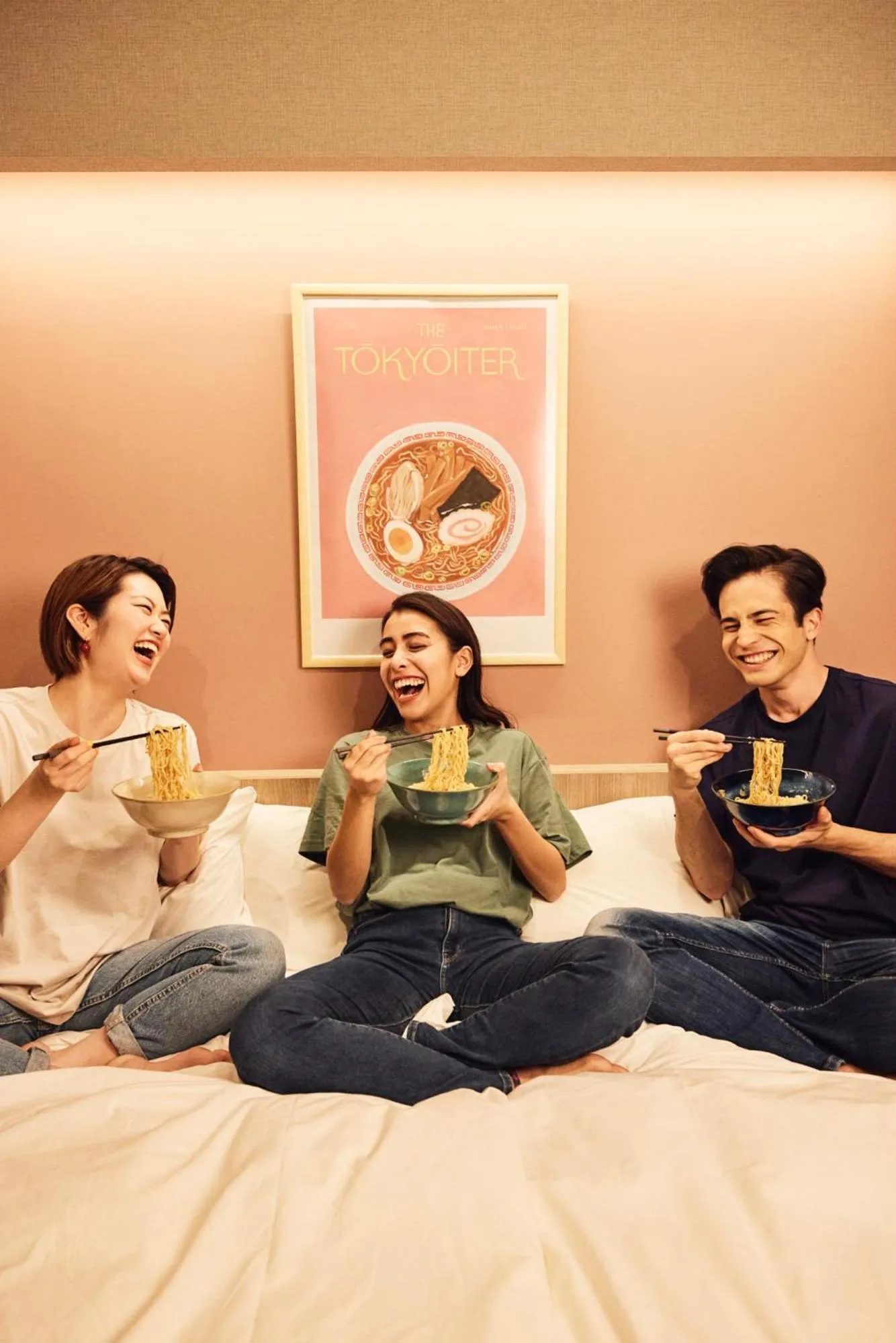 People, Bed in Section L Hatchobori