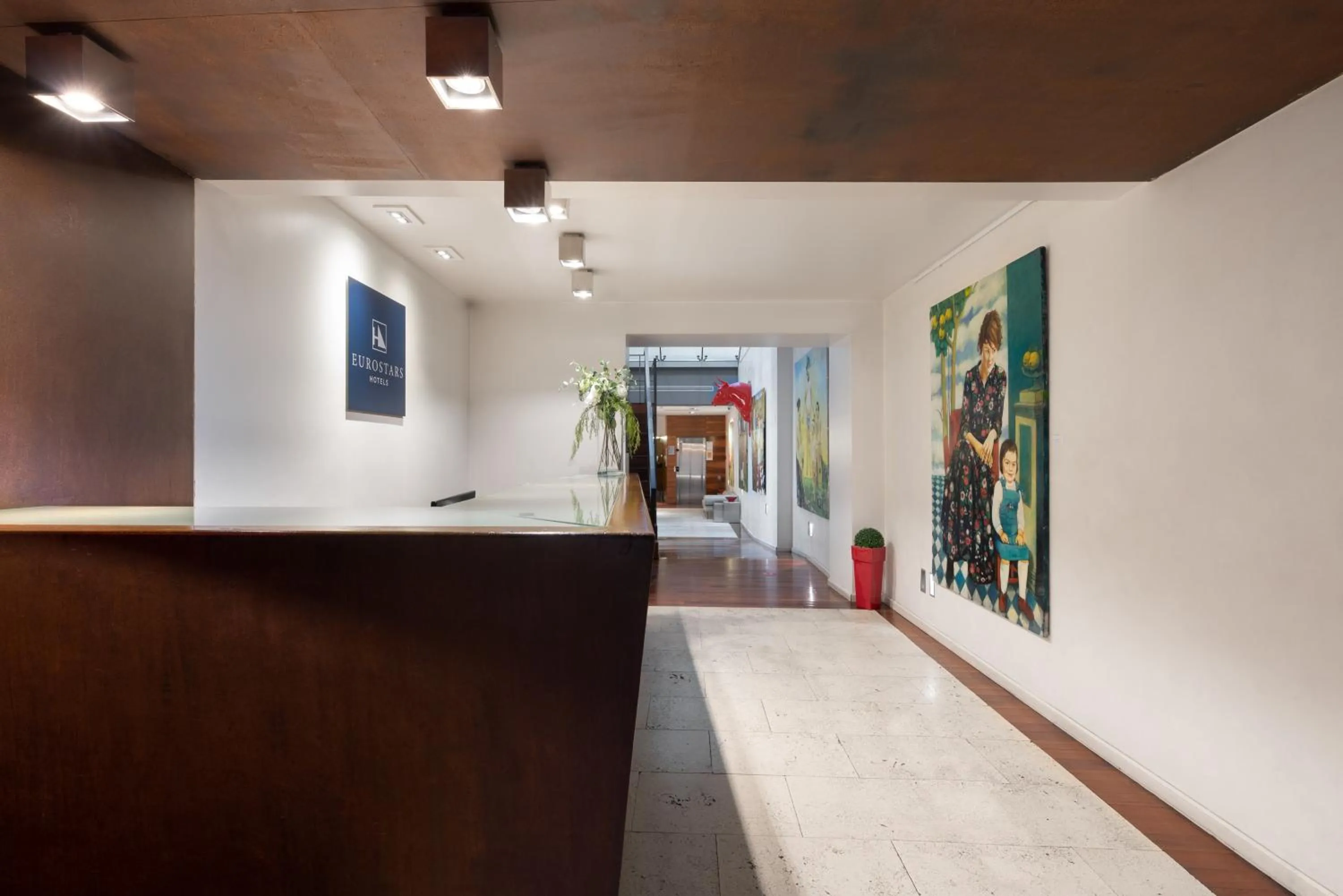 Lobby or reception in Eurostars Marqués de Vallejo