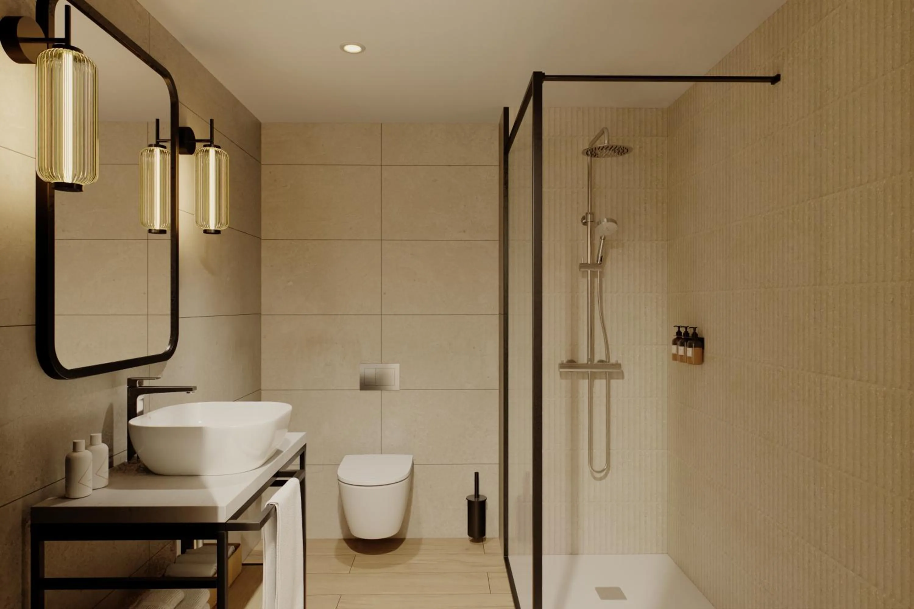 Shower in Alua Linda Mallorca