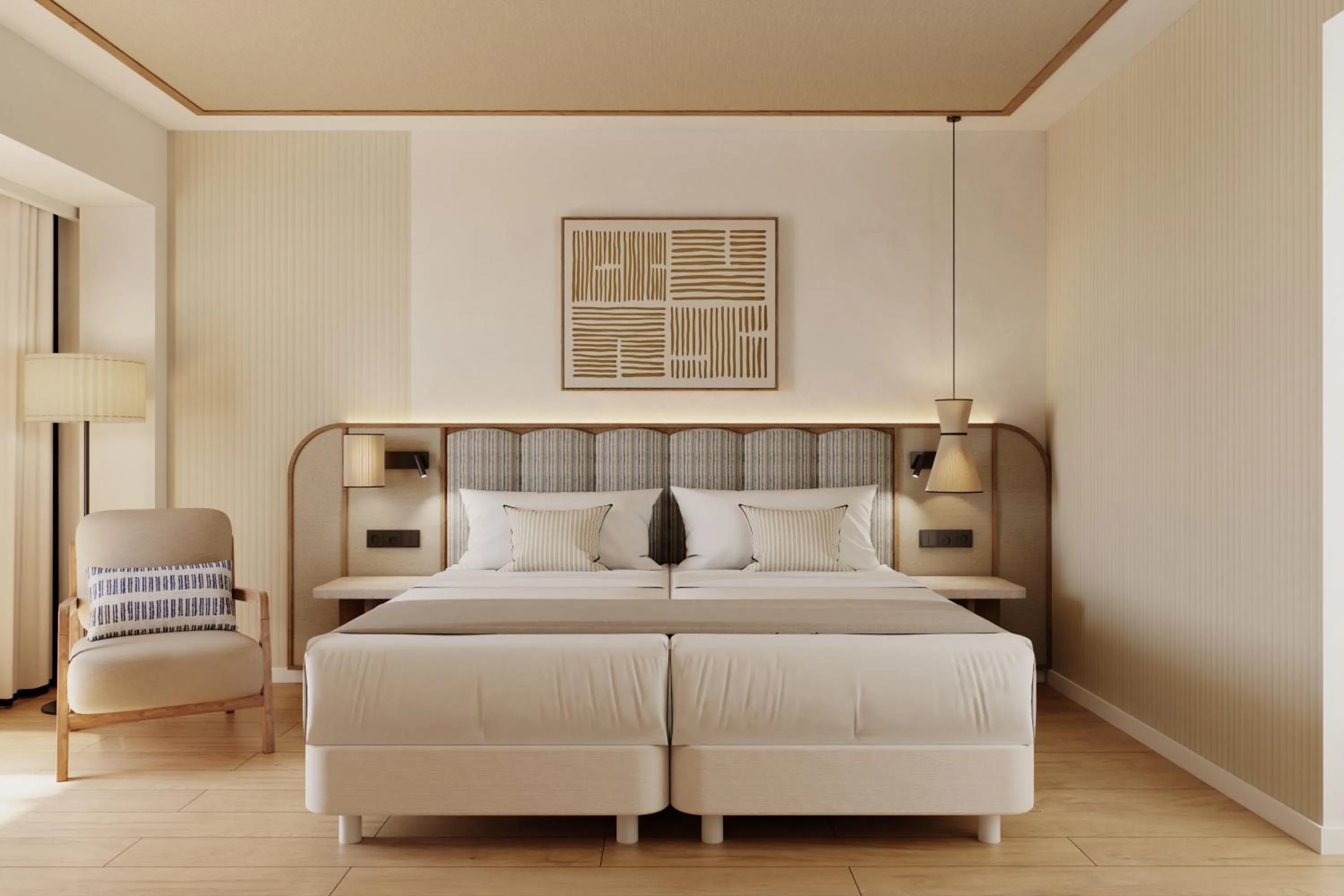 Bed in Alua Linda Mallorca