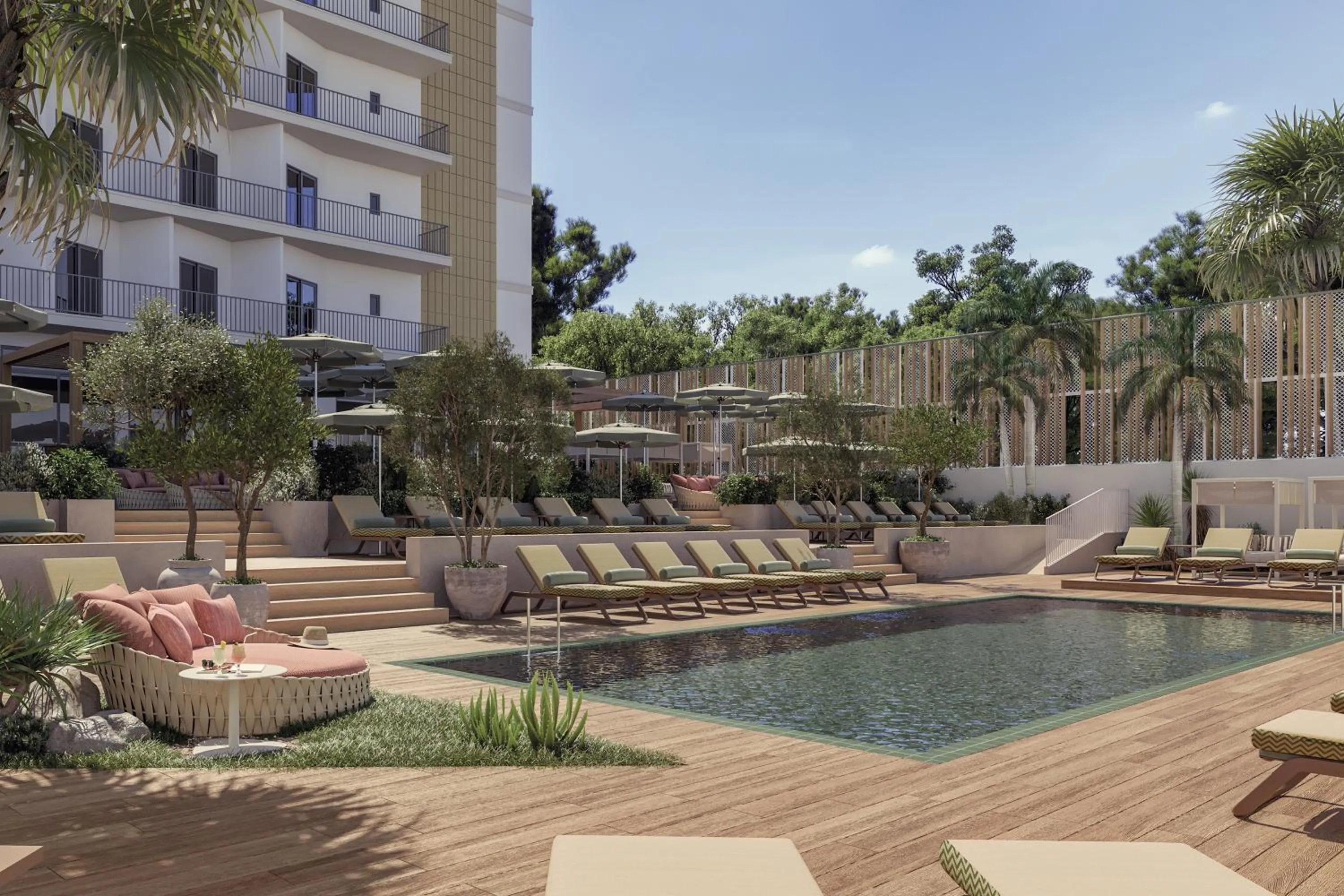 Swimming pool in Alua Linda Mallorca