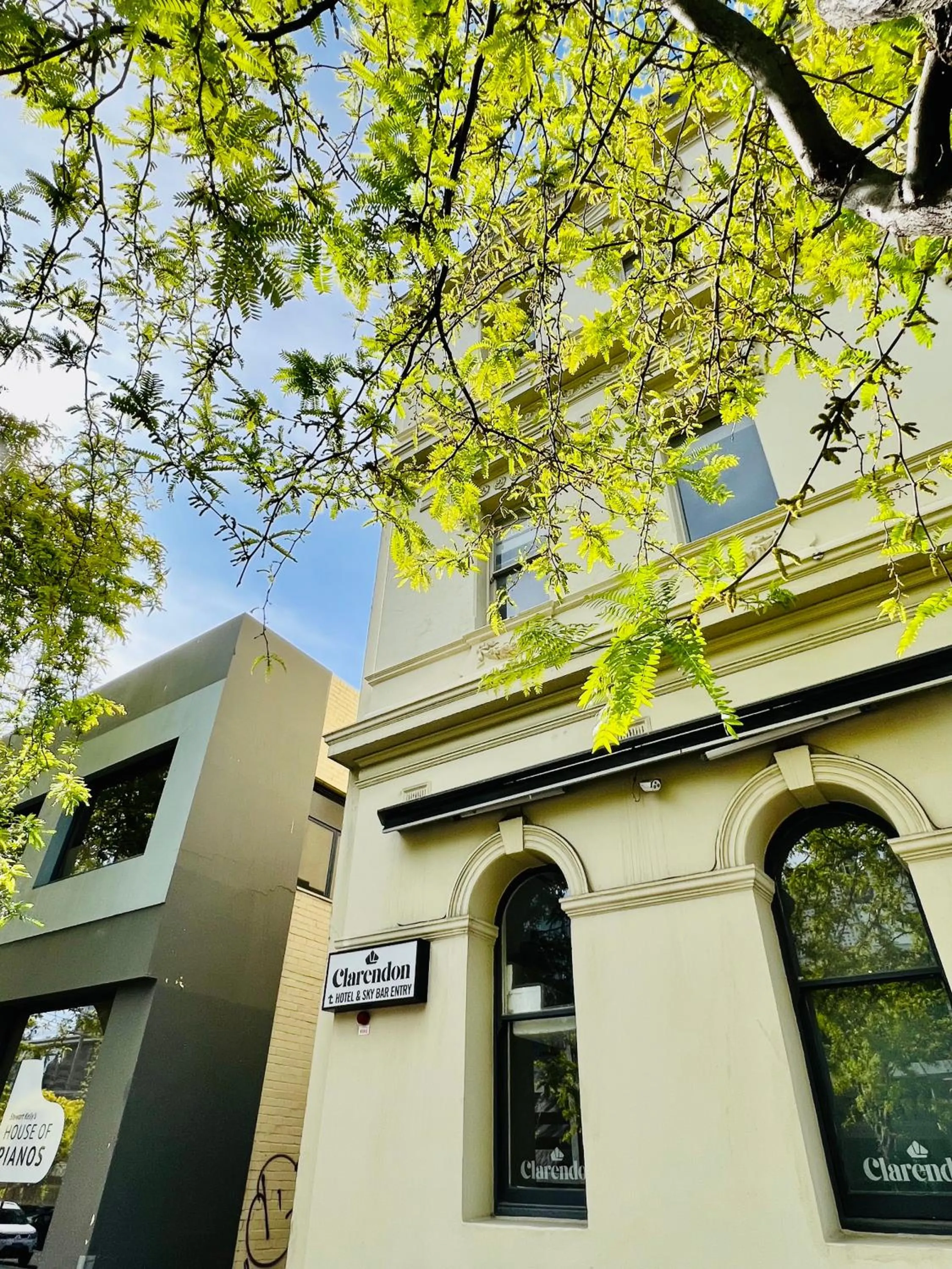 Property building in Clarendon Hotel