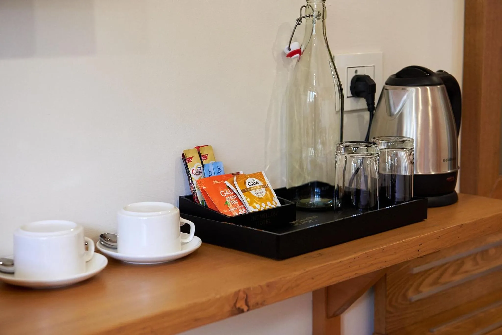 Coffee/tea facilities in The Willows Hotel, Bhutan