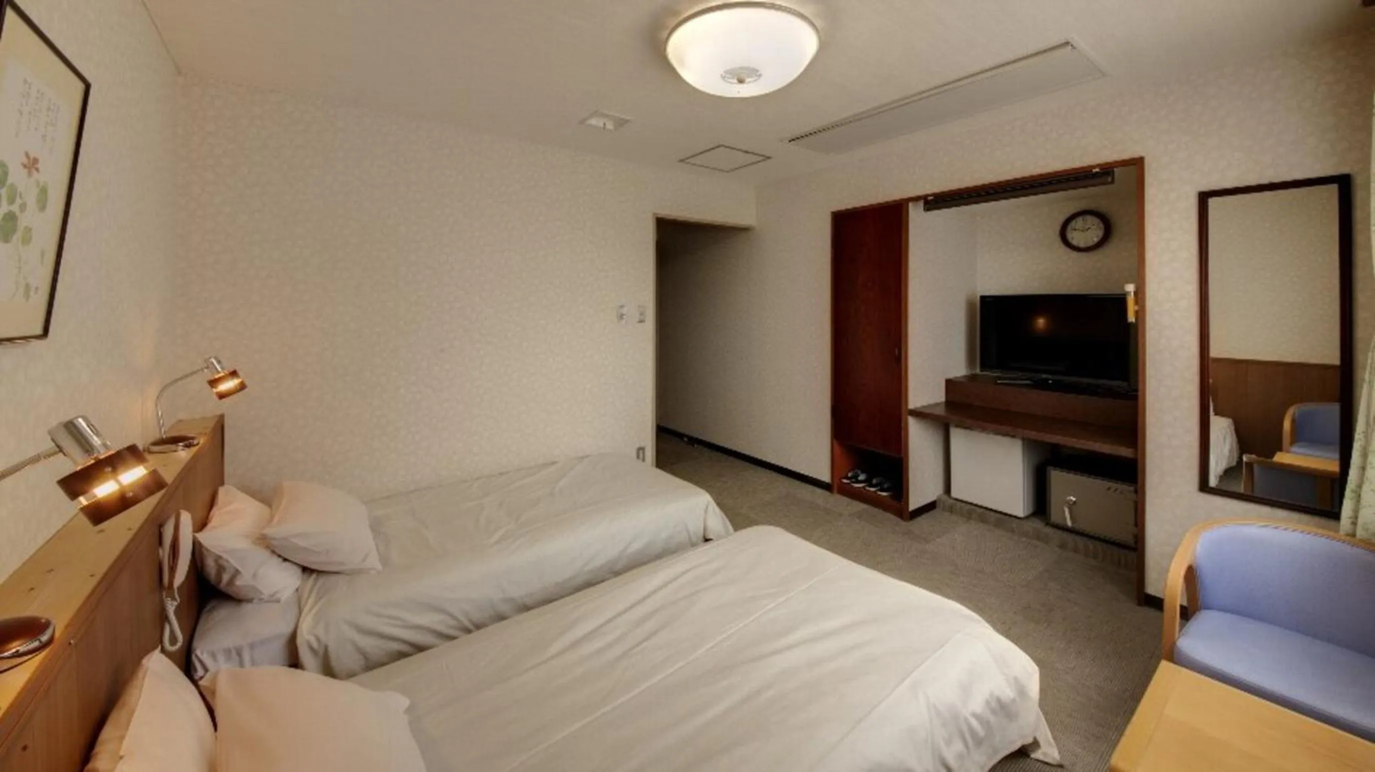 Bed in Kyukamura Irago