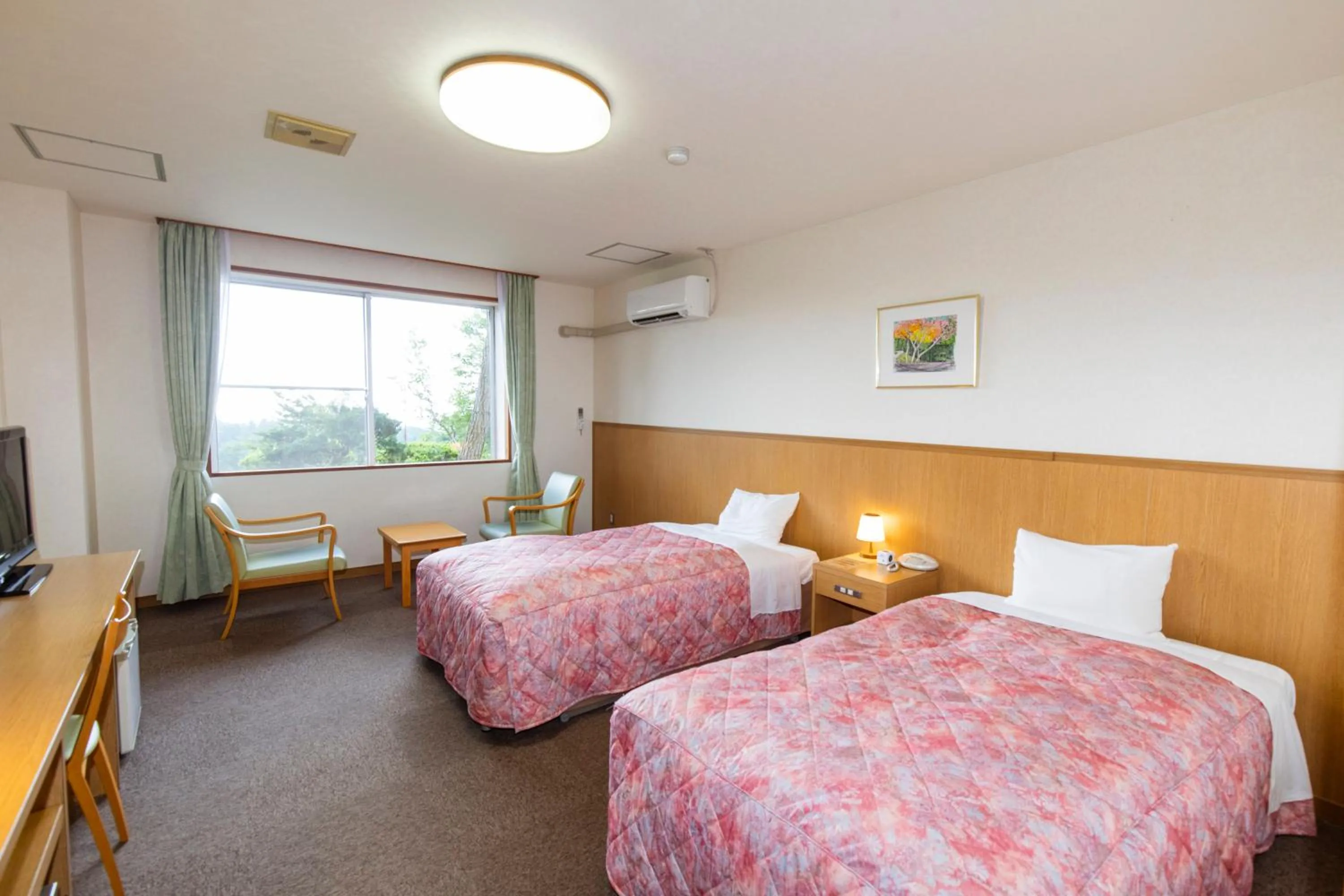 Bed in Kyukamura Chausuyama-Kogen