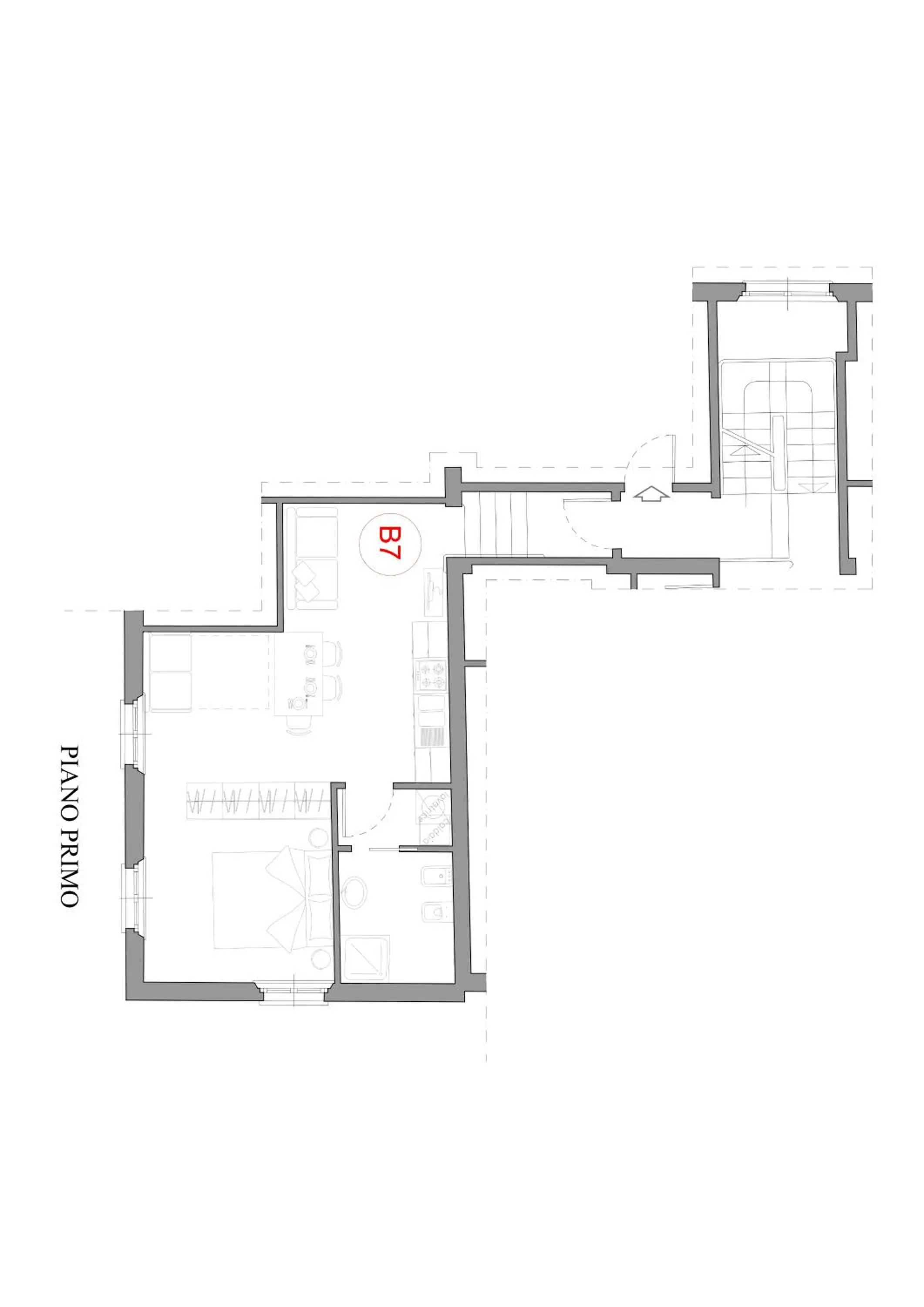 Floor plan in Residence Antico Borgo