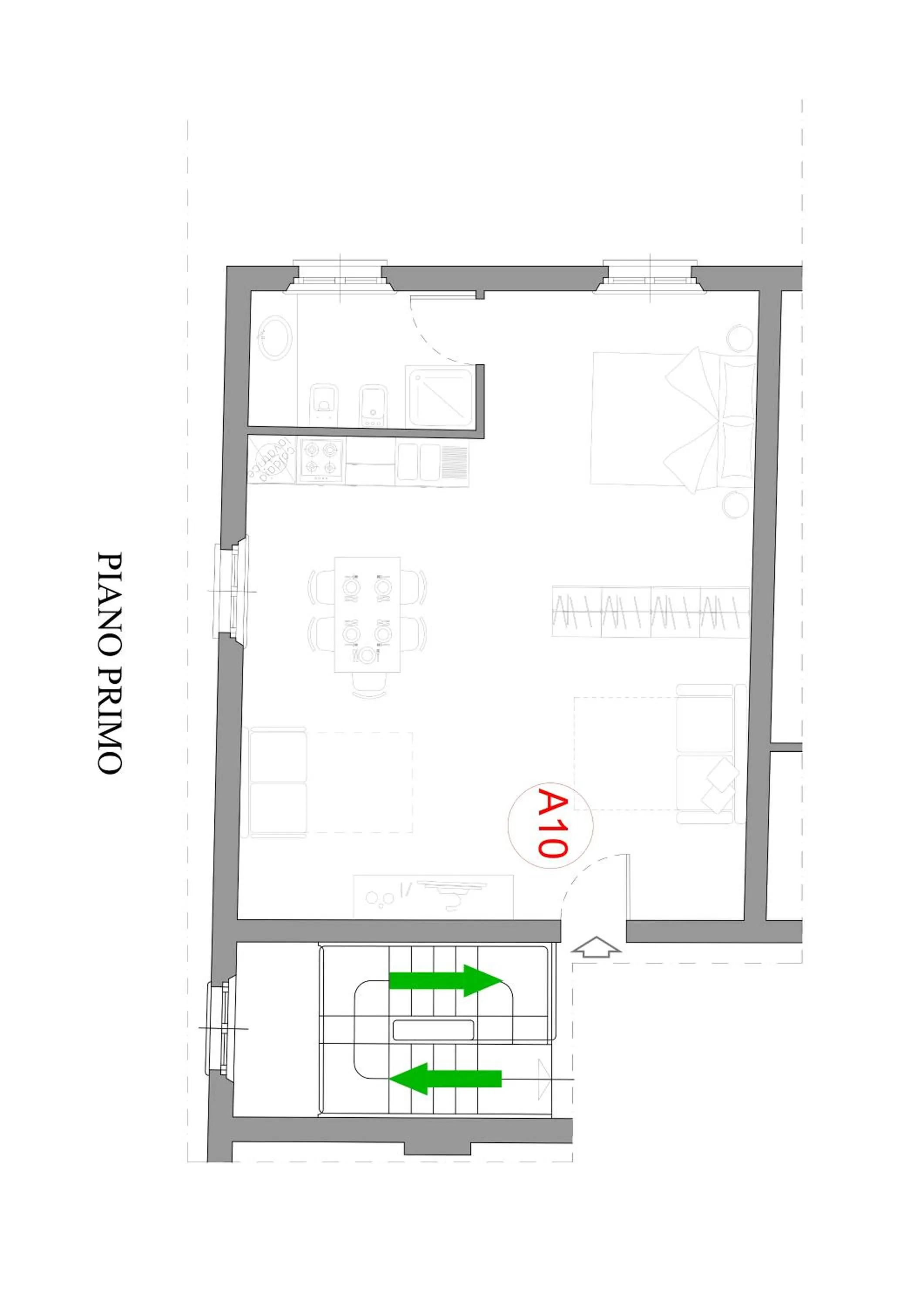 Floor plan in Residence Antico Borgo