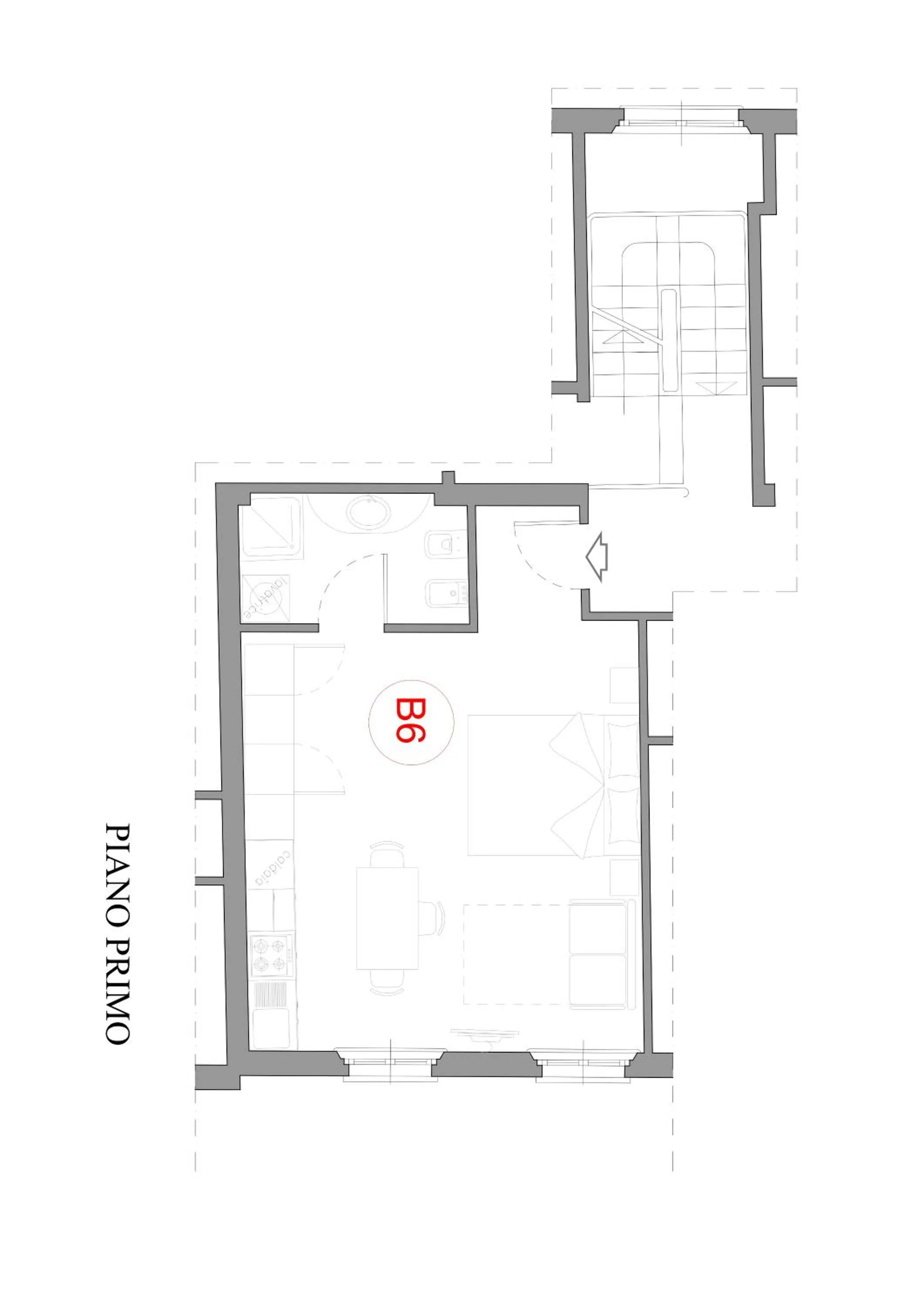 Floor plan in Residence Antico Borgo