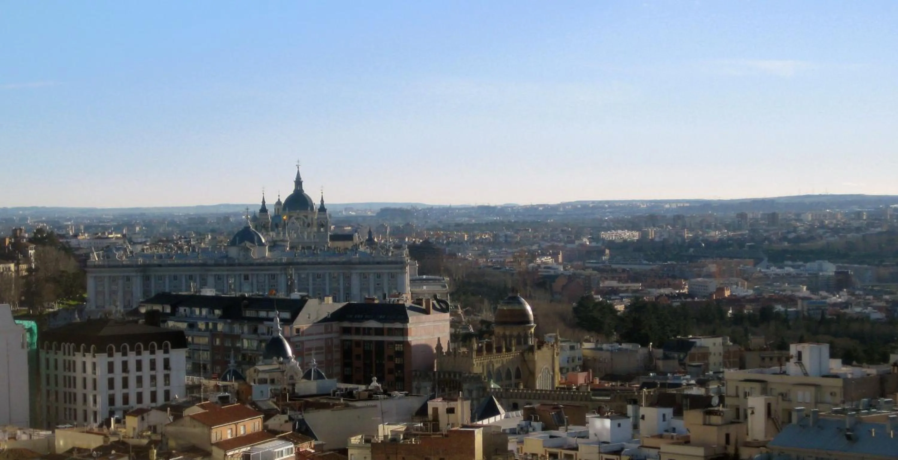 City view in Melia Madrid Princesa