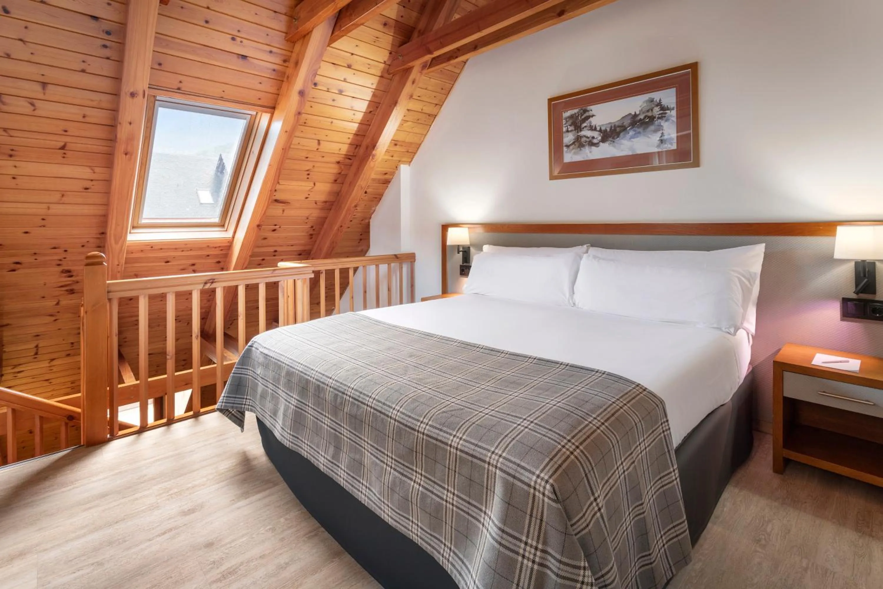 Bed in Hotel Vielha Val d'Aran, Affiliated by Meliá