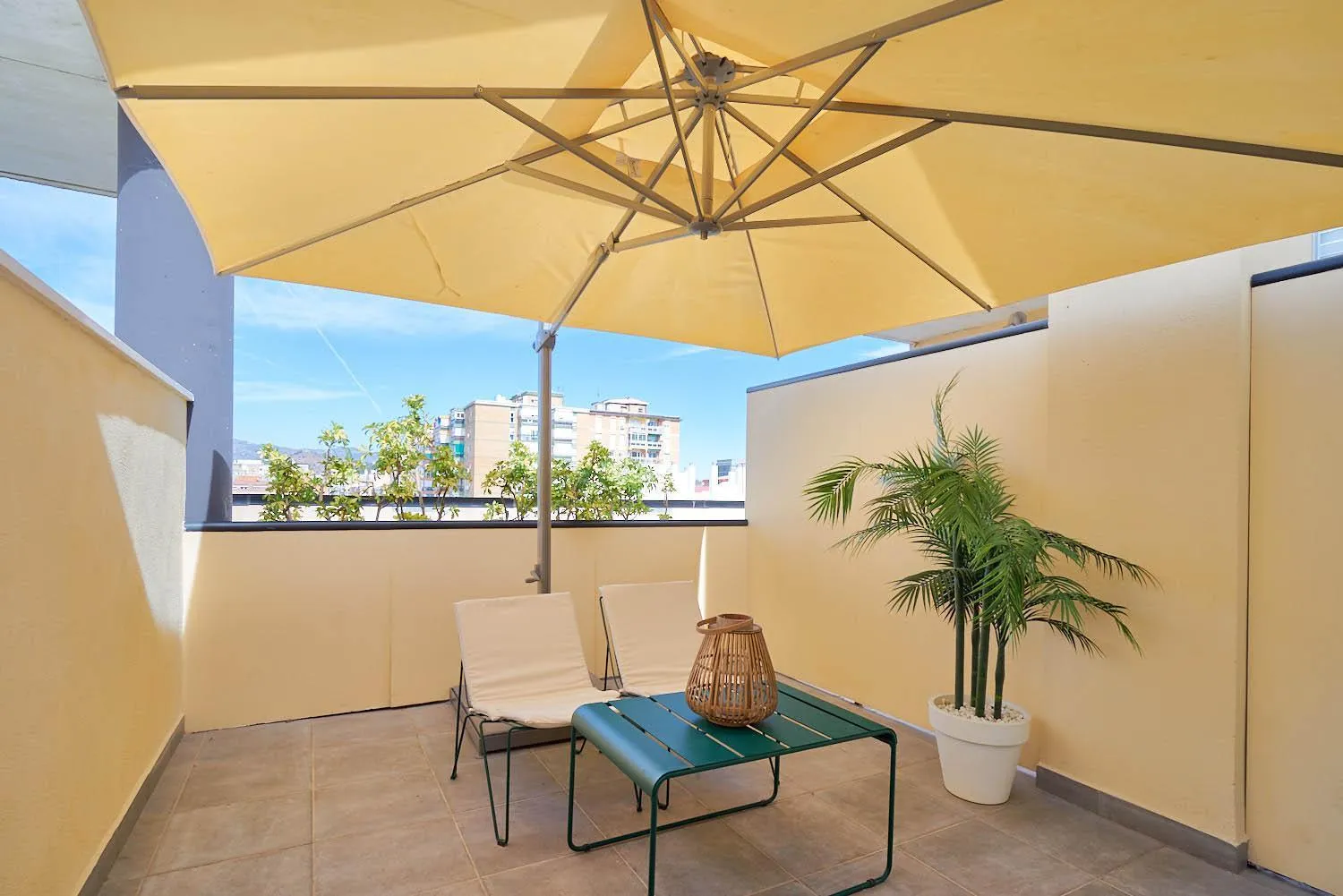 Balcony/Terrace in Eurostars Málaga