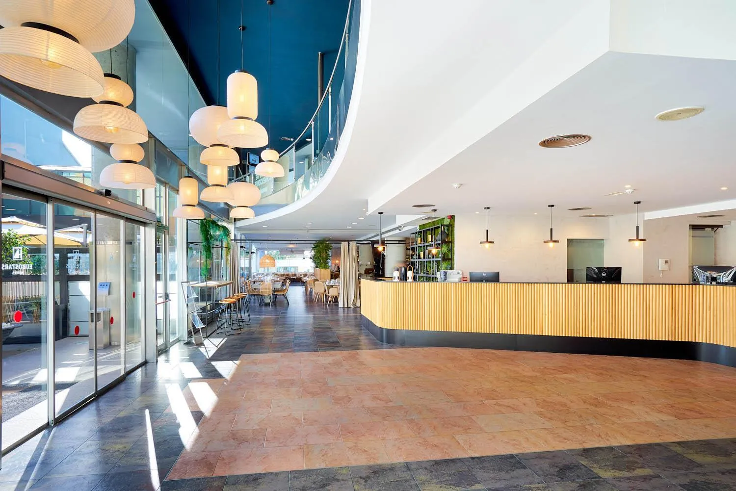 Lobby or reception in Eurostars Málaga