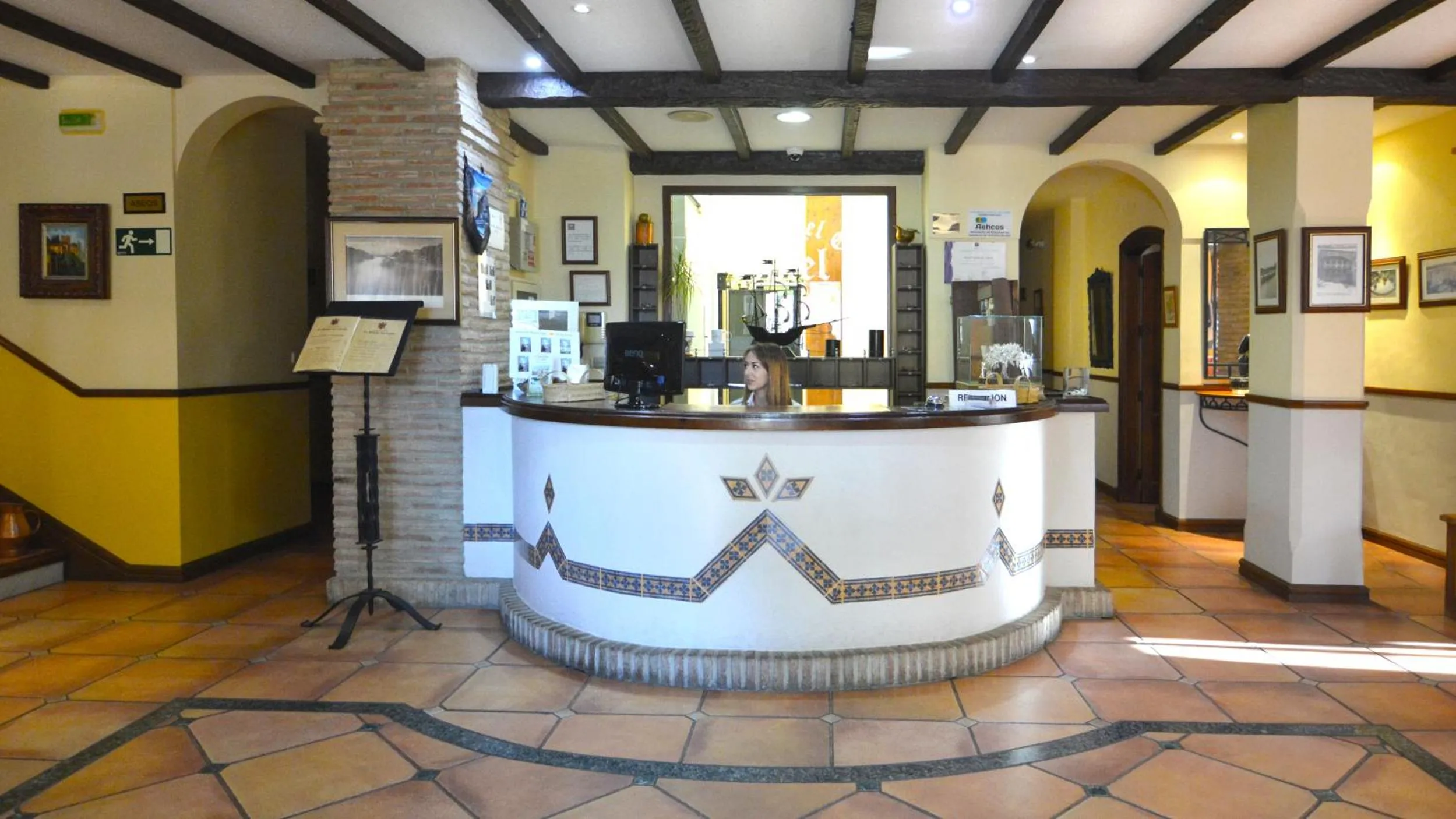 Lobby or reception in La Posada del Conde