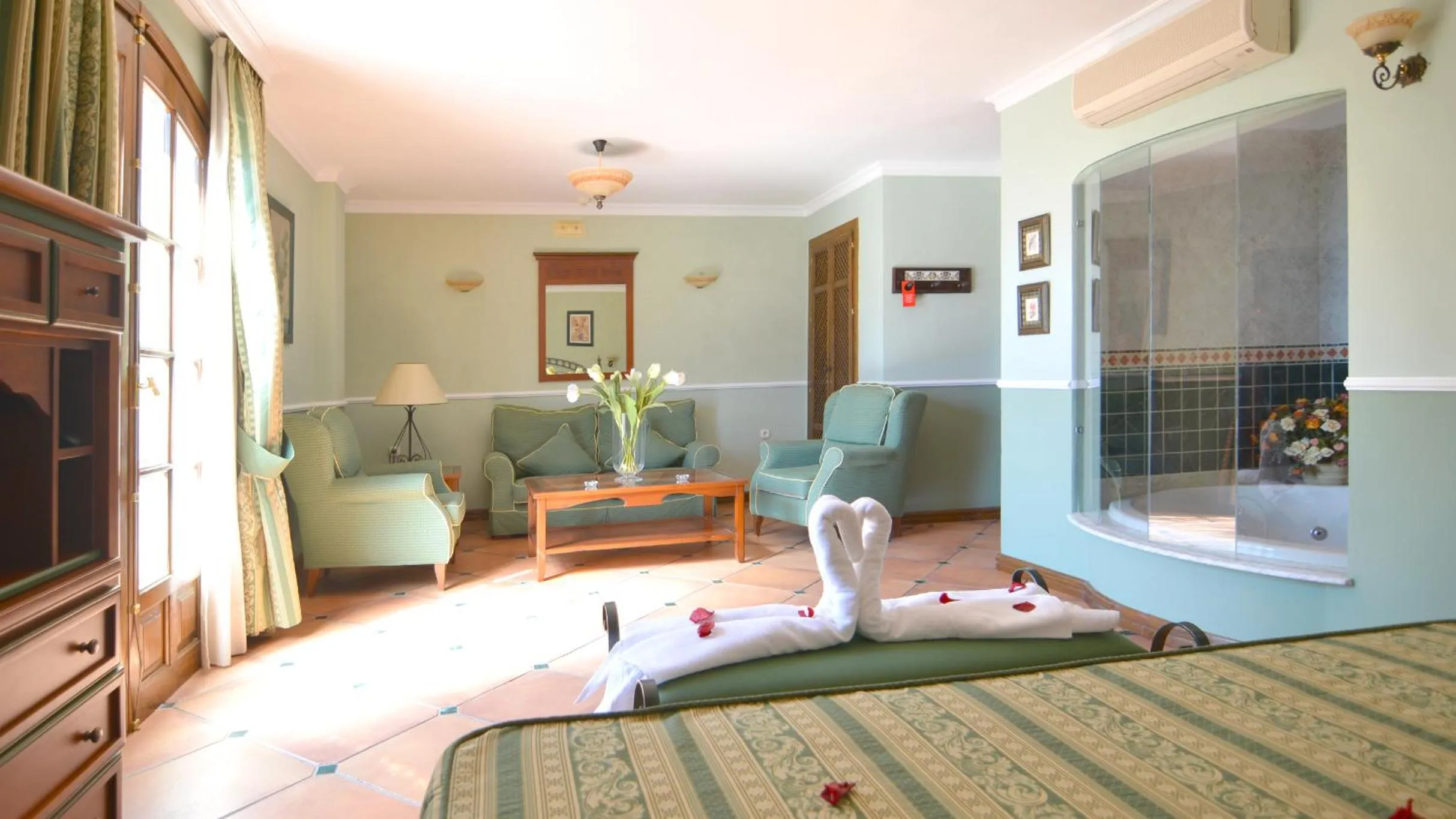 Living room in La Posada del Conde