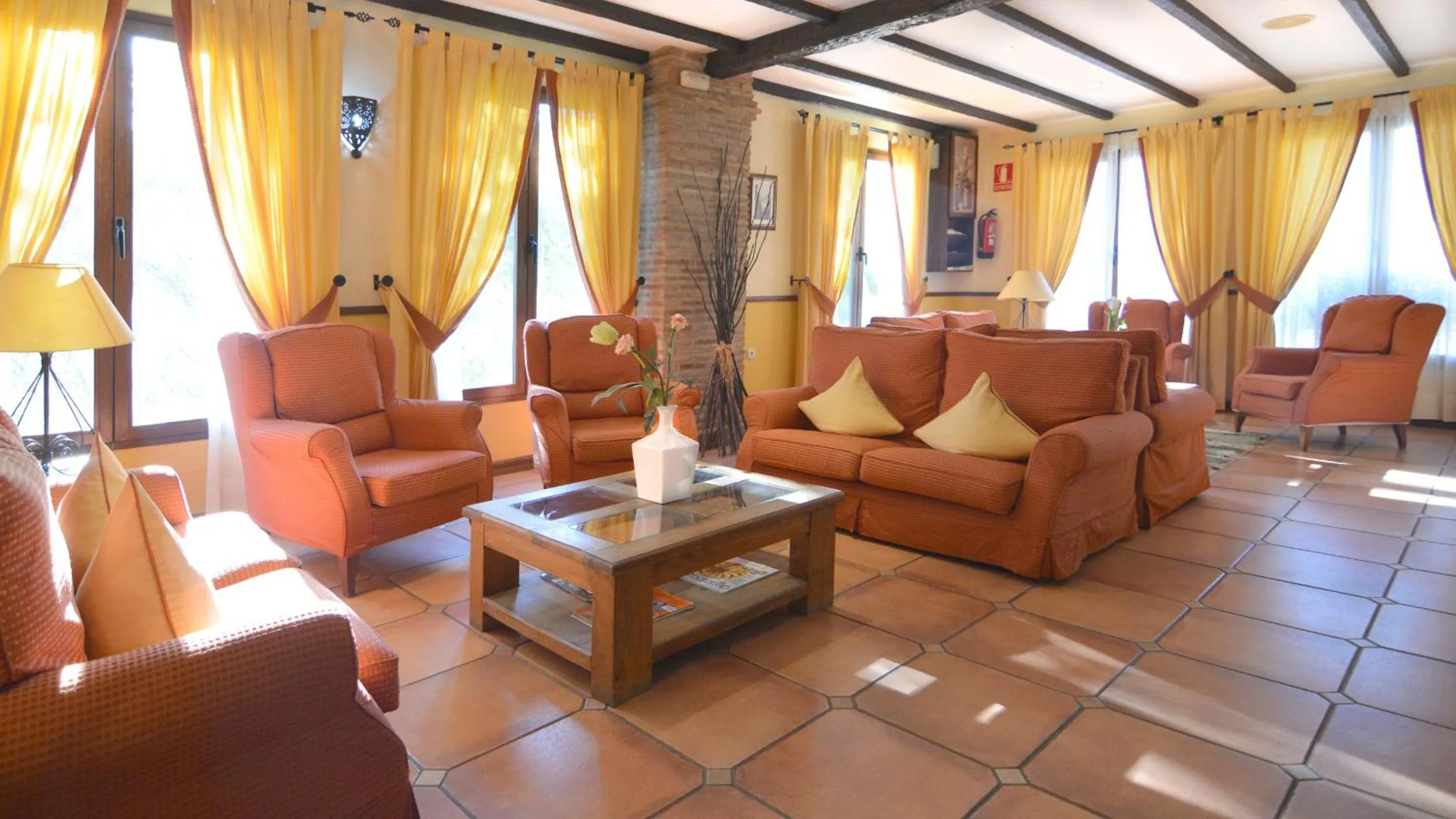 Living room in La Posada del Conde