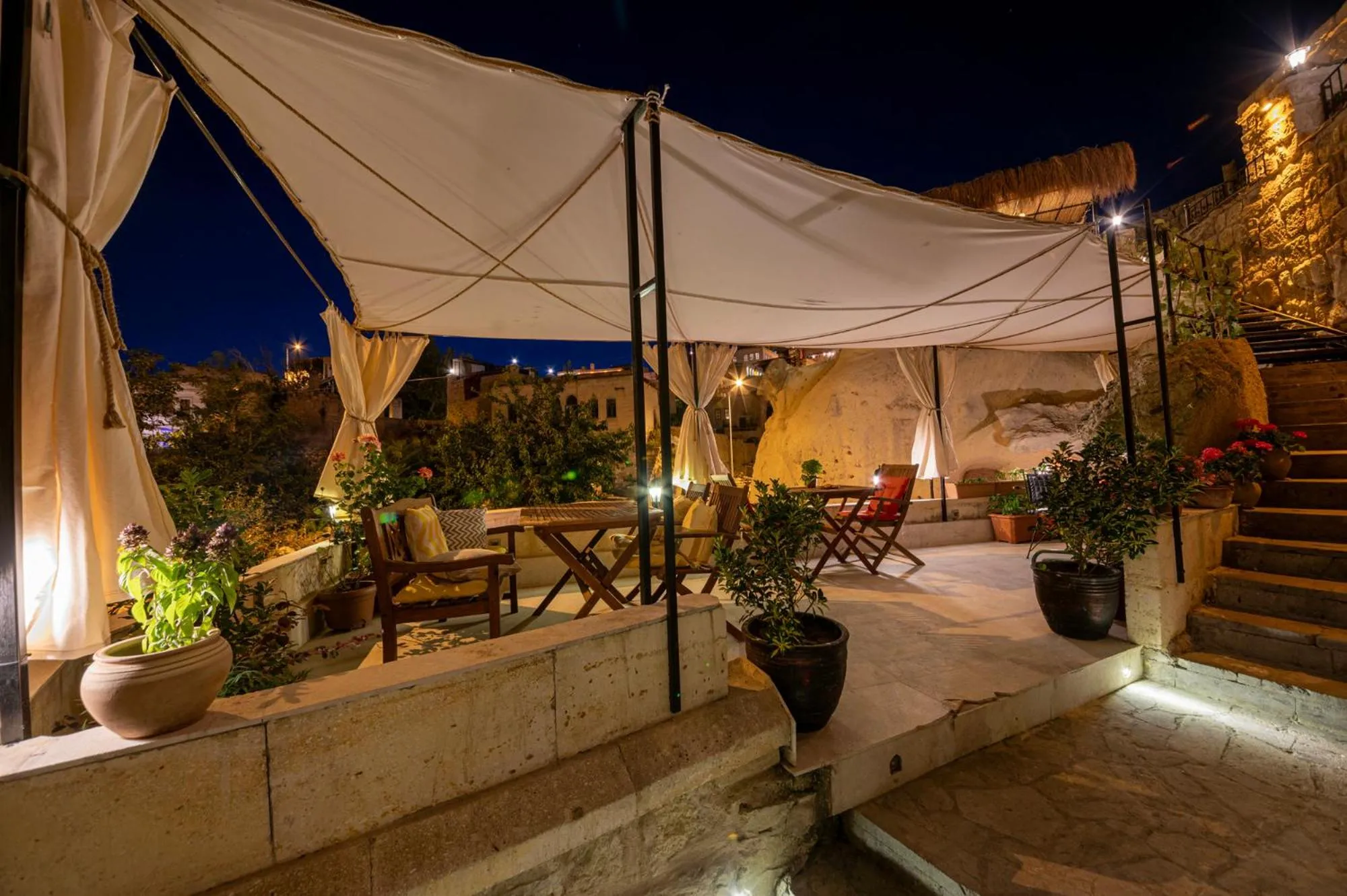 Patio in Shiraz Cave Cappadocia