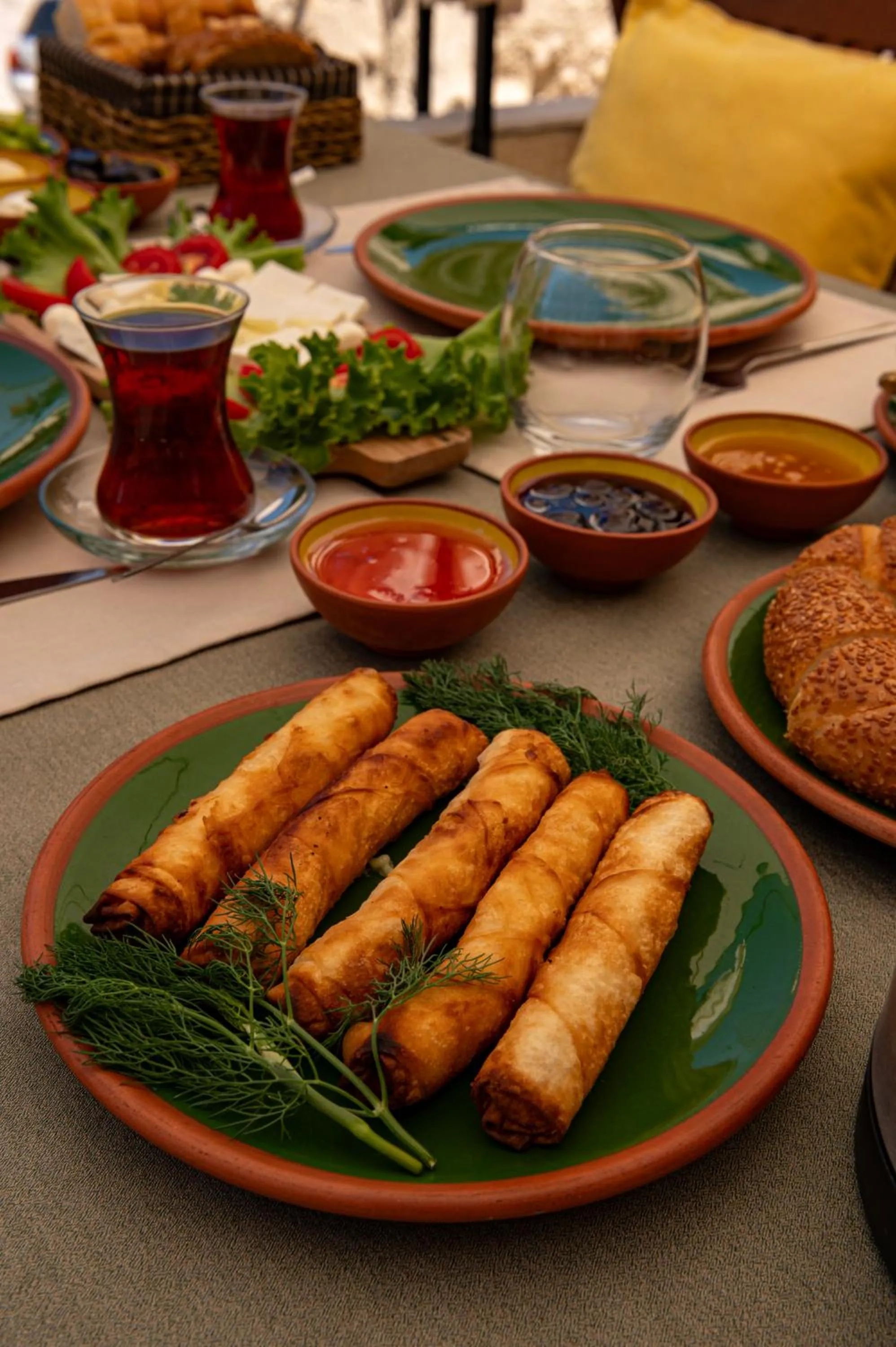 Breakfast in Shiraz Cave Cappadocia