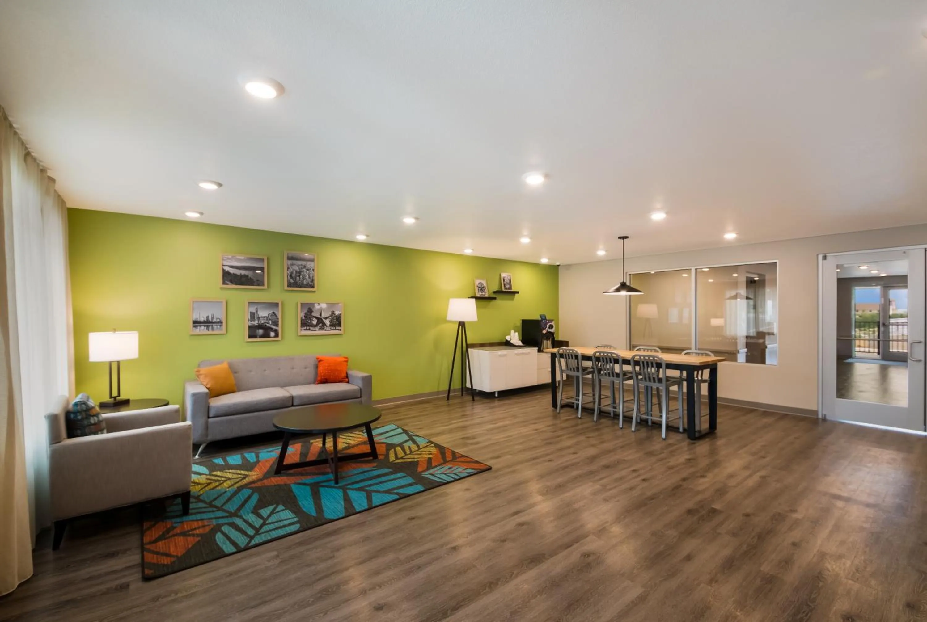 Lobby or reception in WoodSpring Suites Austin Central