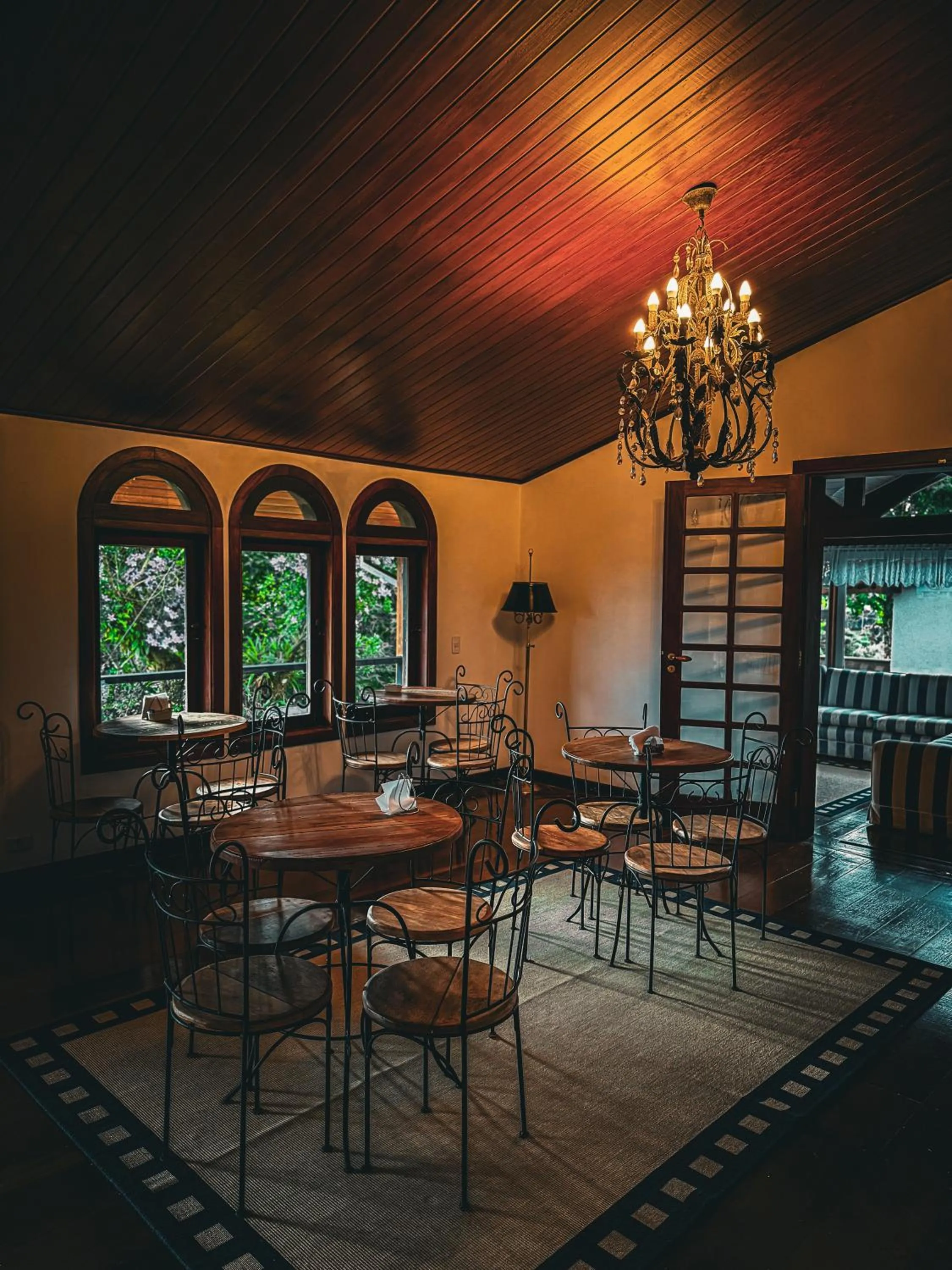 Seating area in Hotel Pousada Bella Locanda