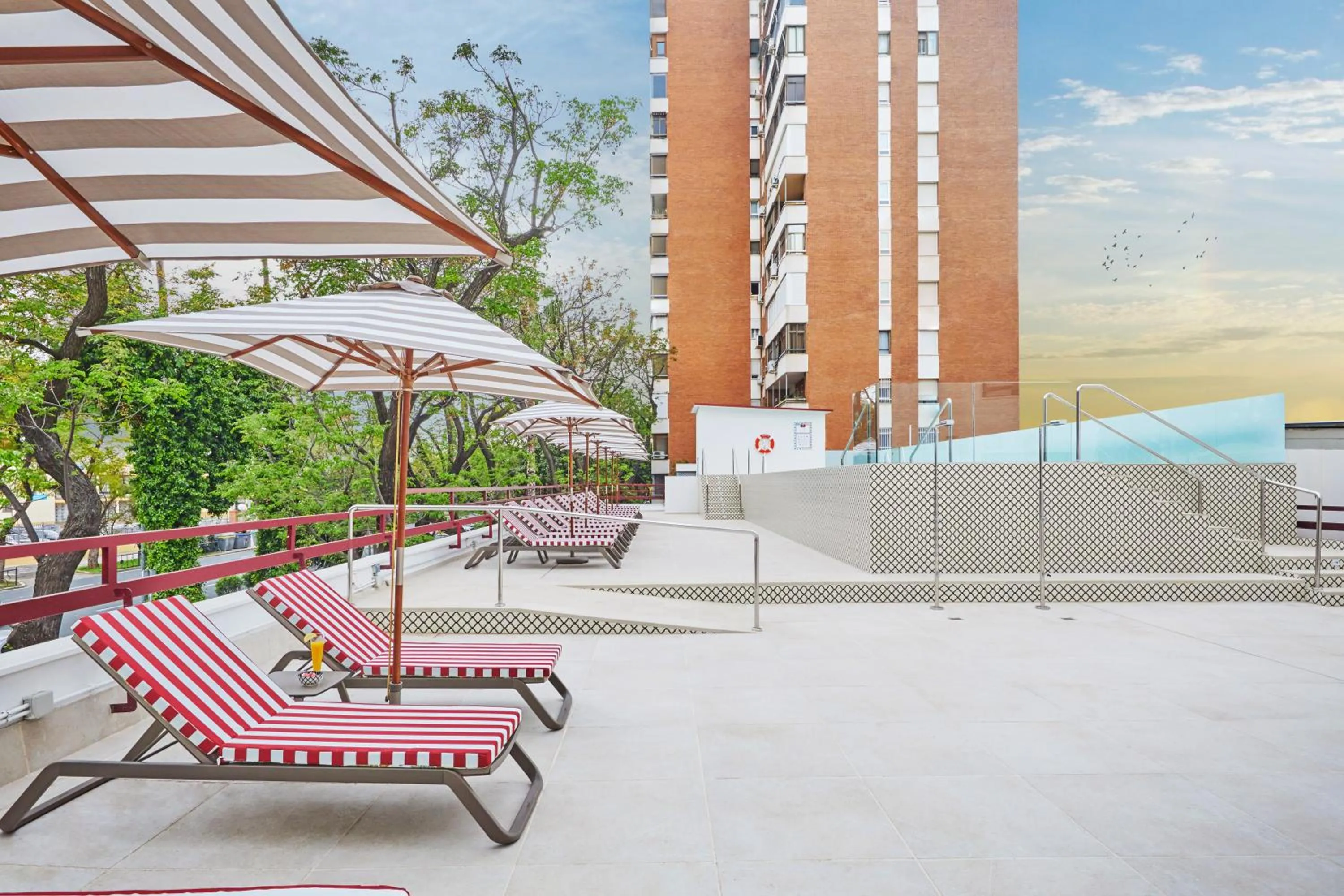 Balcony/Terrace in Hesperia Sevilla