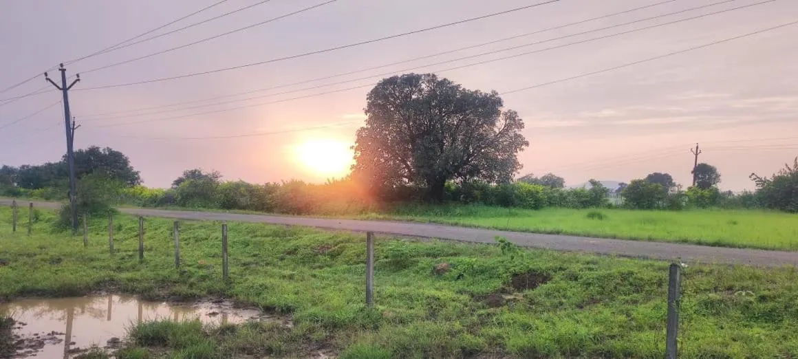 Quiet street view in Club Shandilya- Cheerful 3BR villa in Nature Lap