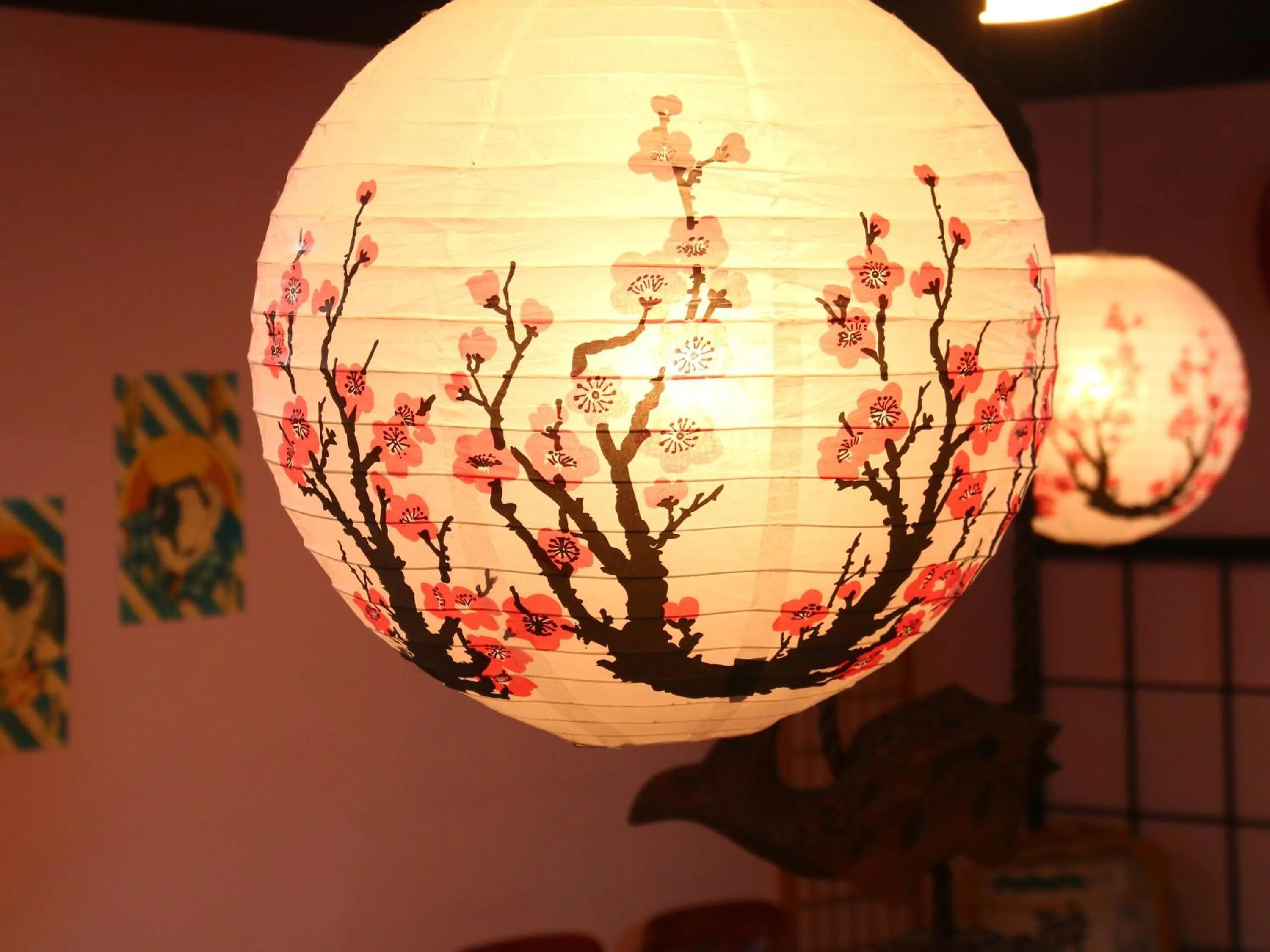 Decorative detail in Guest Room Furusatomura Kogeikan