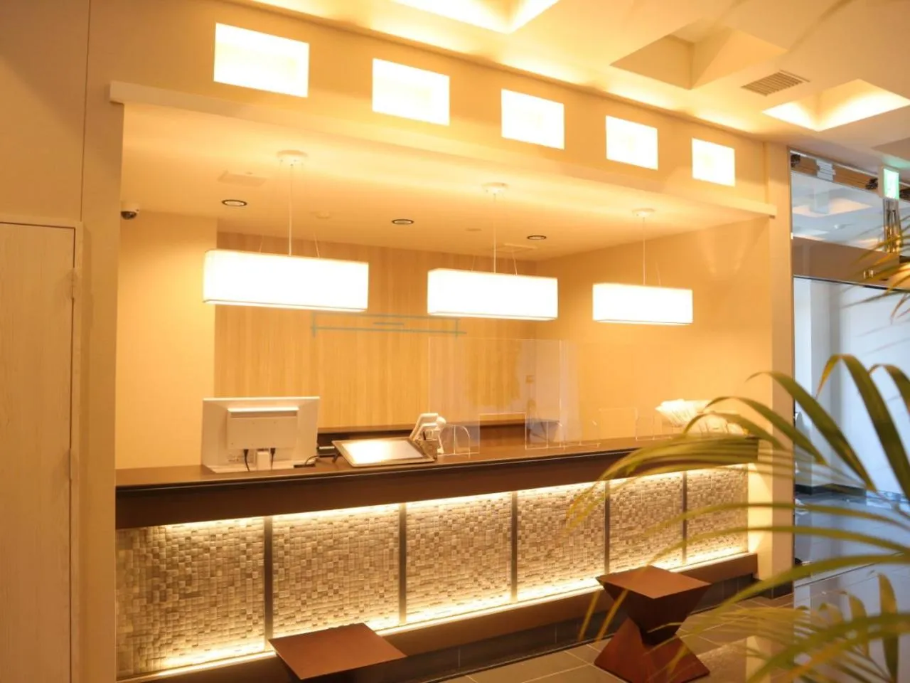 Lobby or reception in The Legato Inn MIFUNE