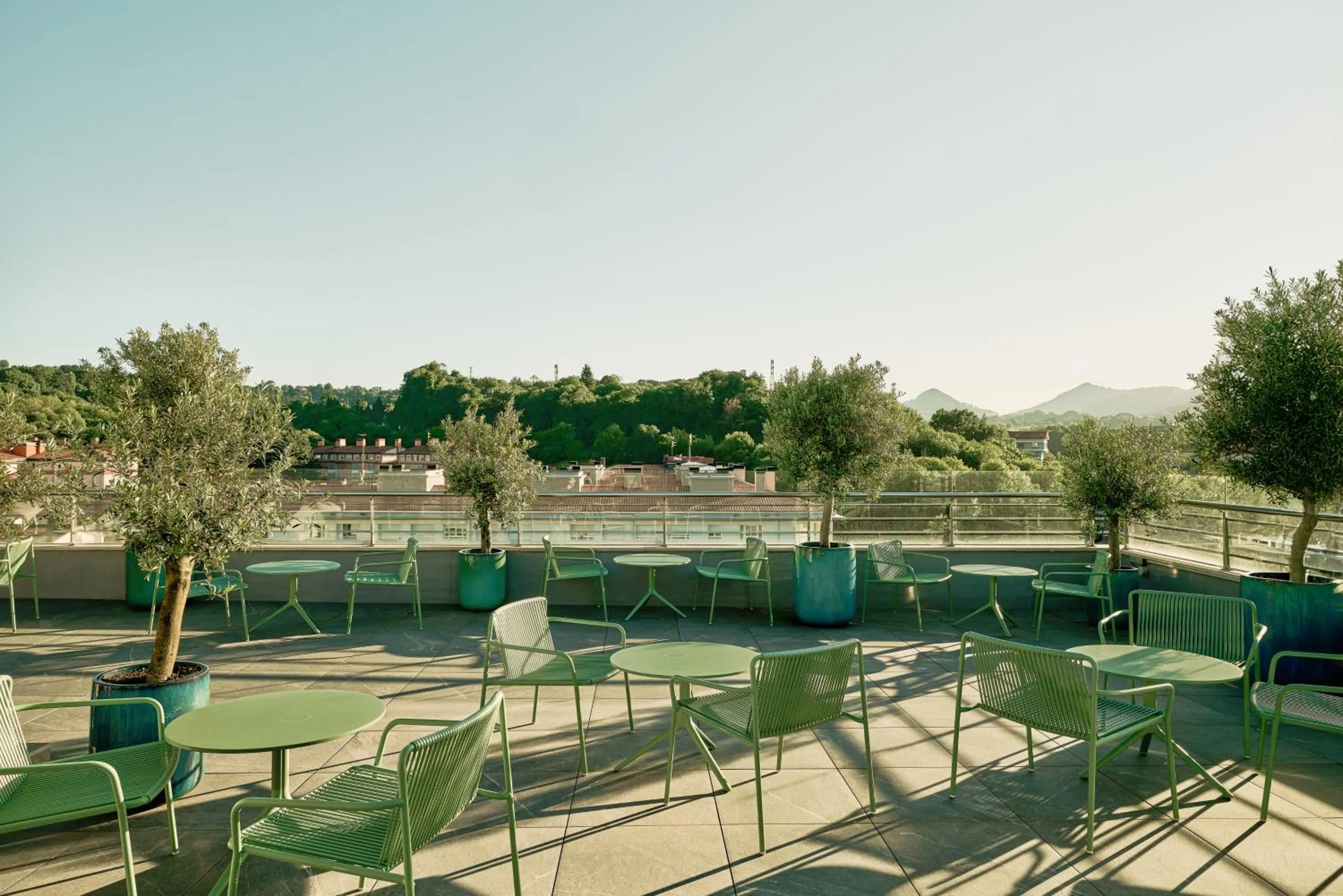 Balcony/Terrace in Hotel Antik San Sebastián