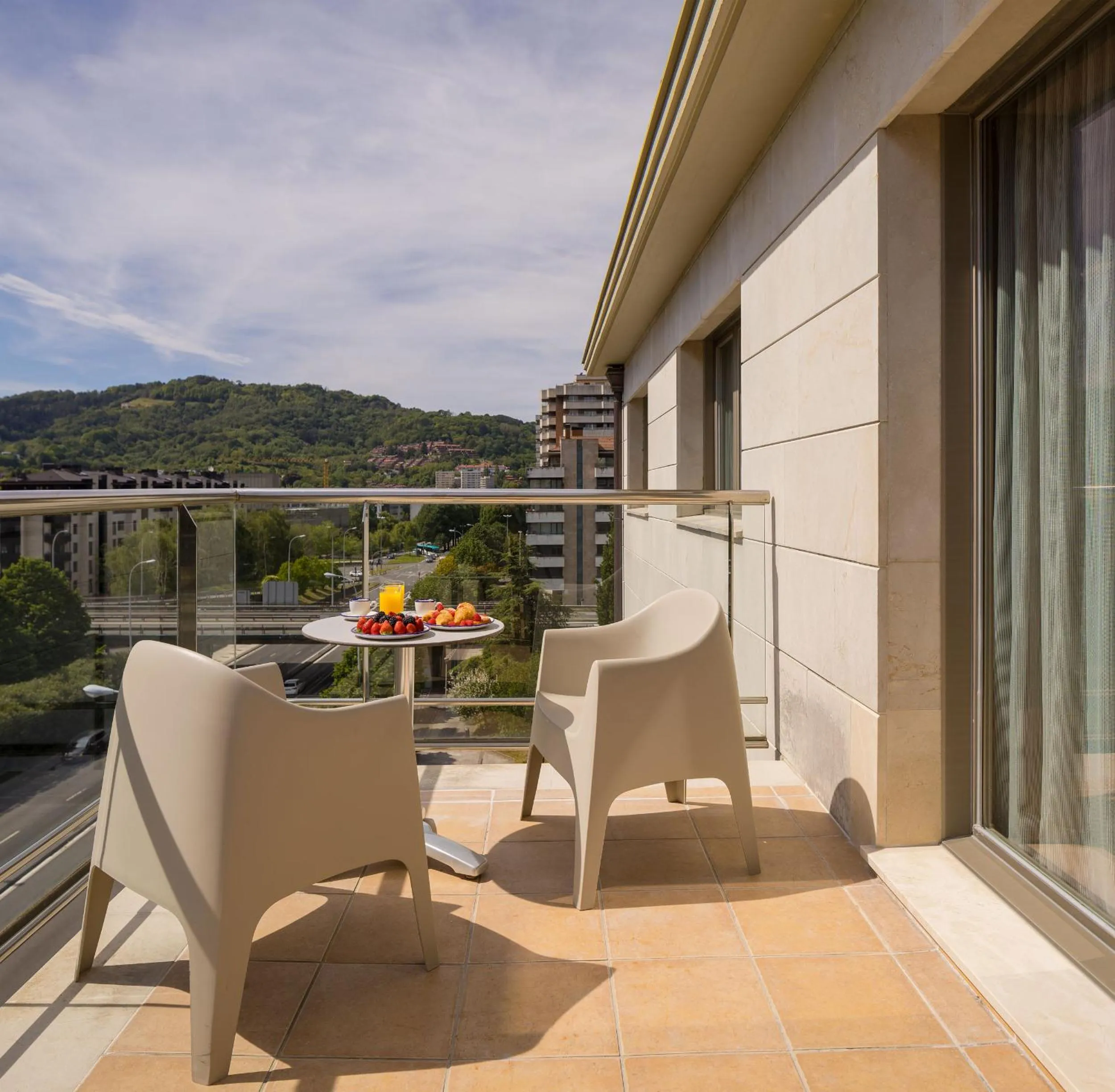 Balcony/Terrace in Hotel Antik San Sebastián