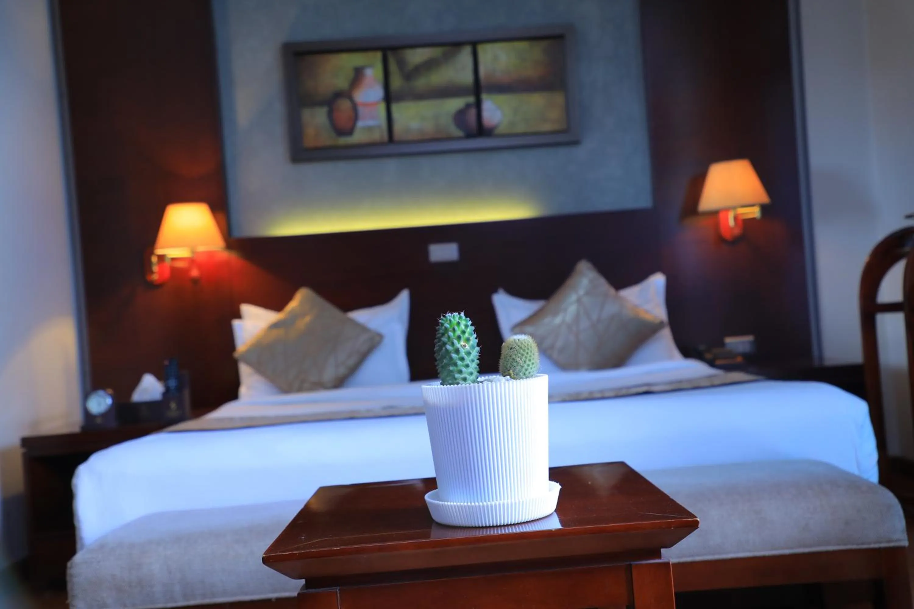 Bed in Sidra International Hotel