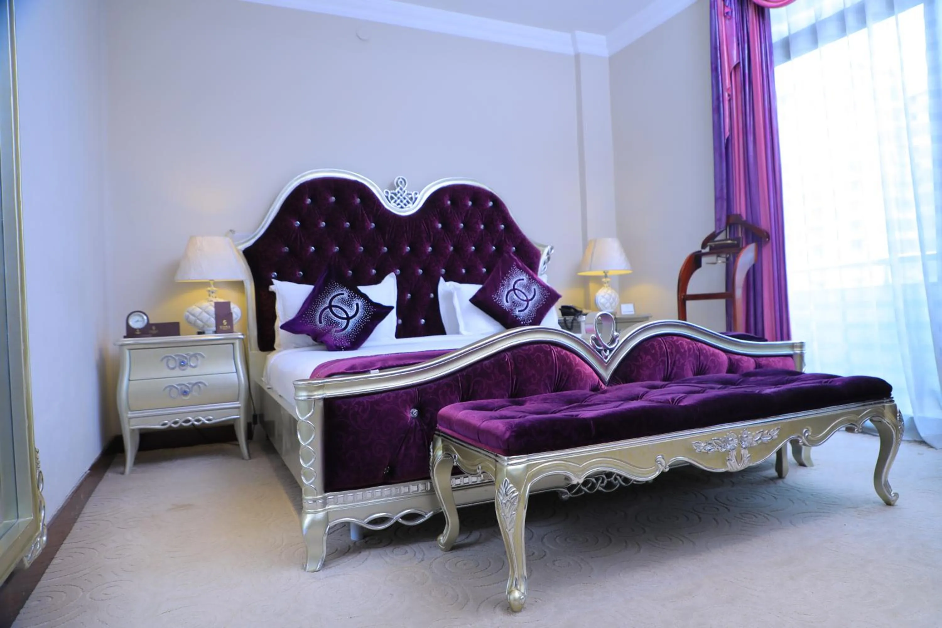 Bedroom, Bed in Sidra International Hotel