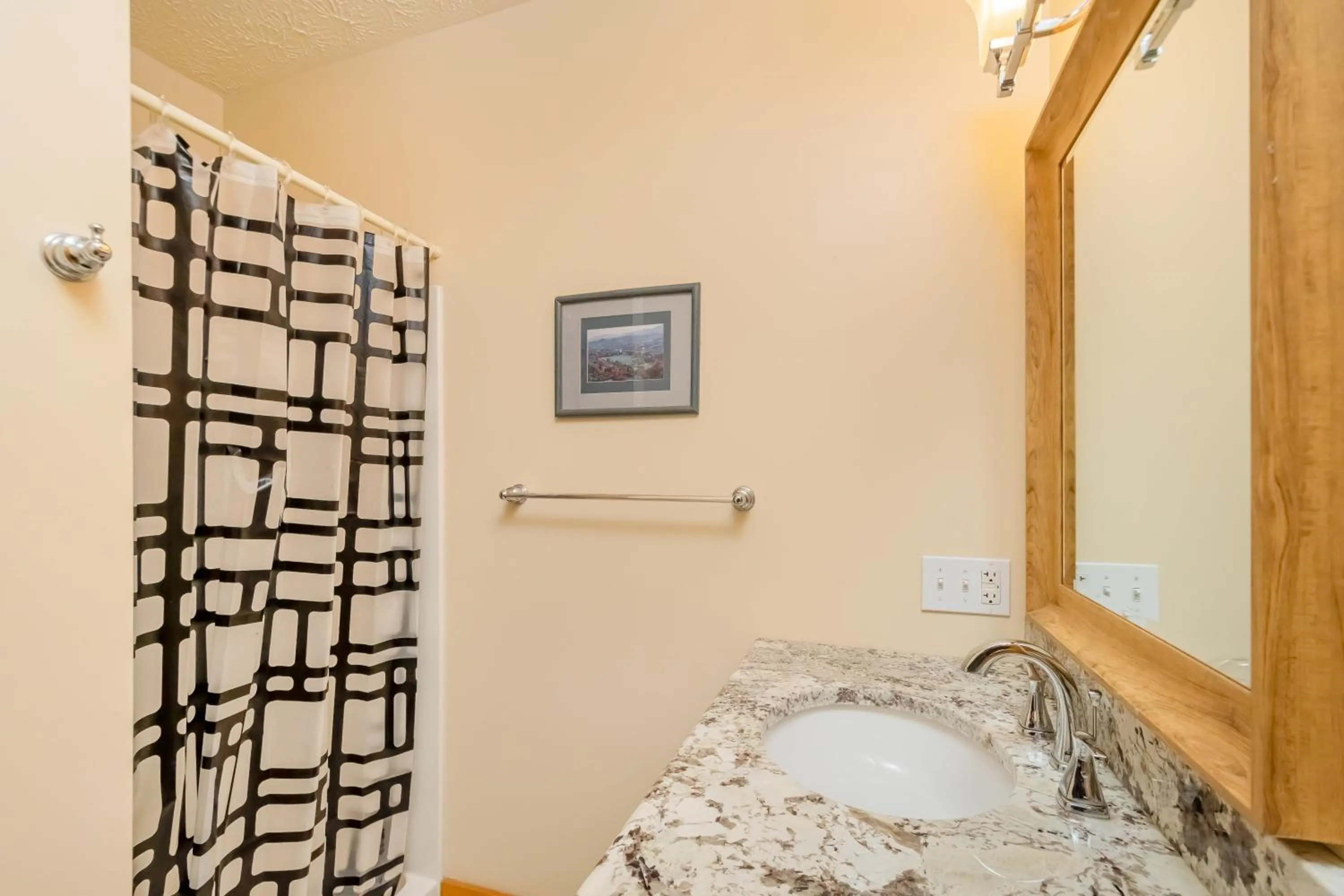 Bed in High Country Home