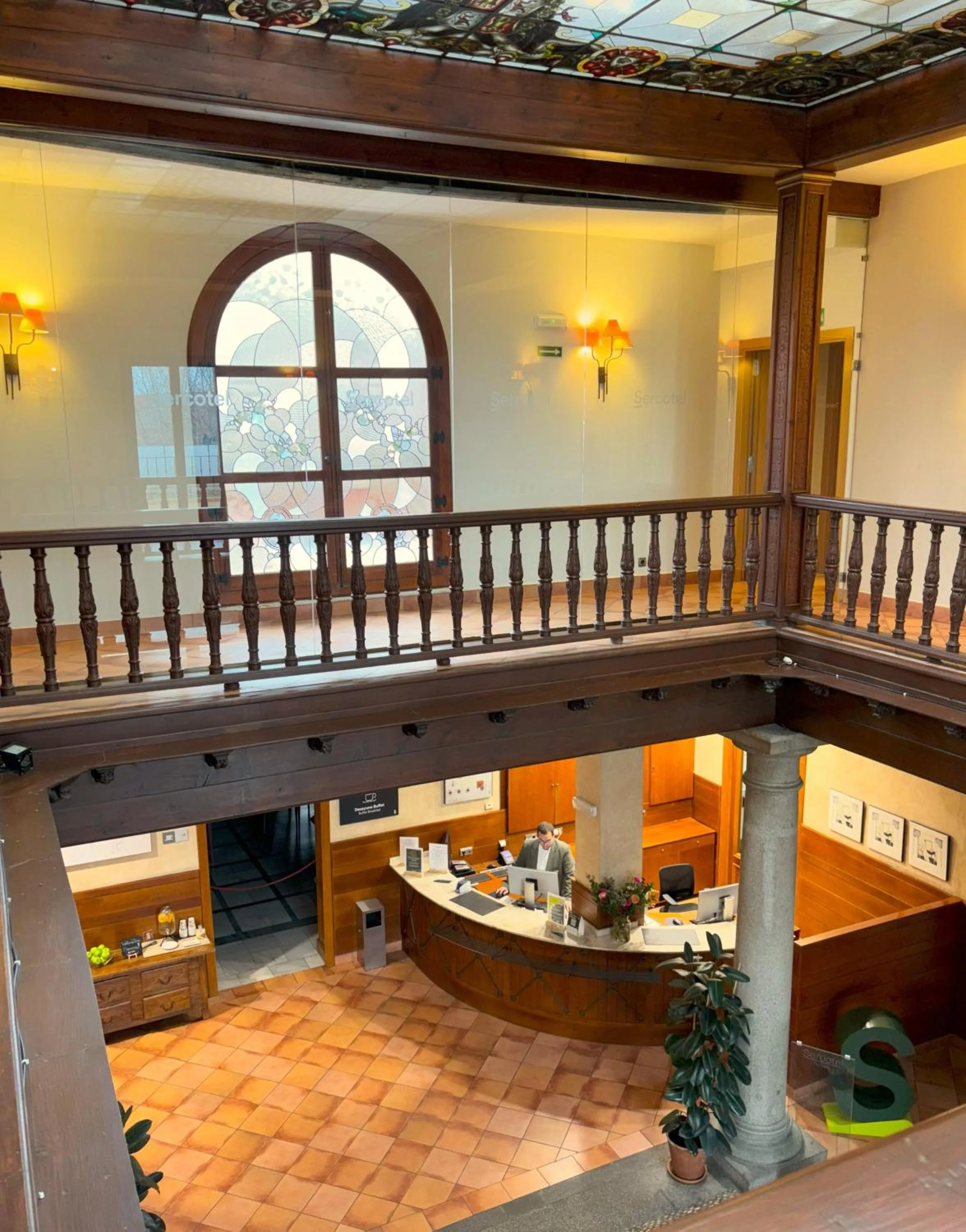 Lobby or reception in Sercotel Toledo Renacimiento