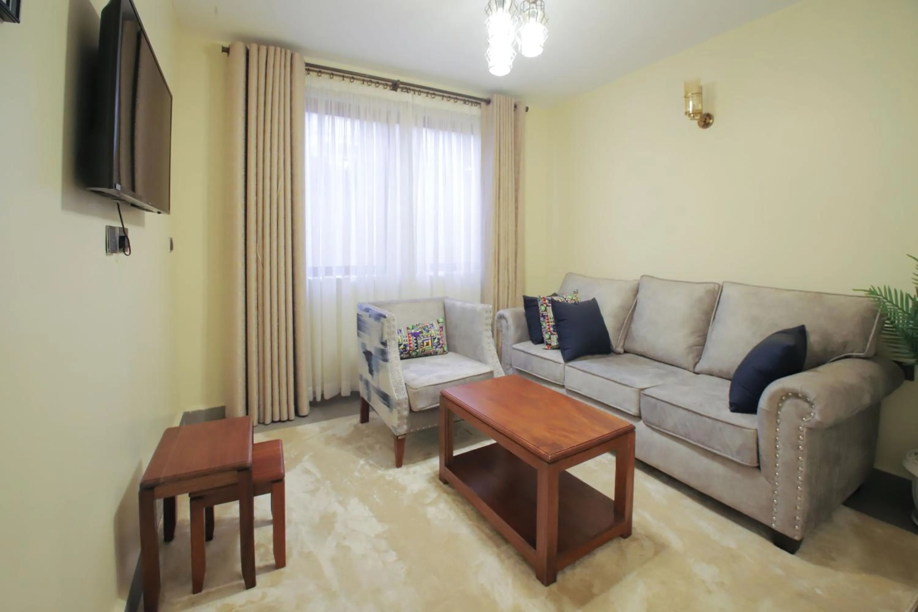 Living room in Lantern Serviced Apartments