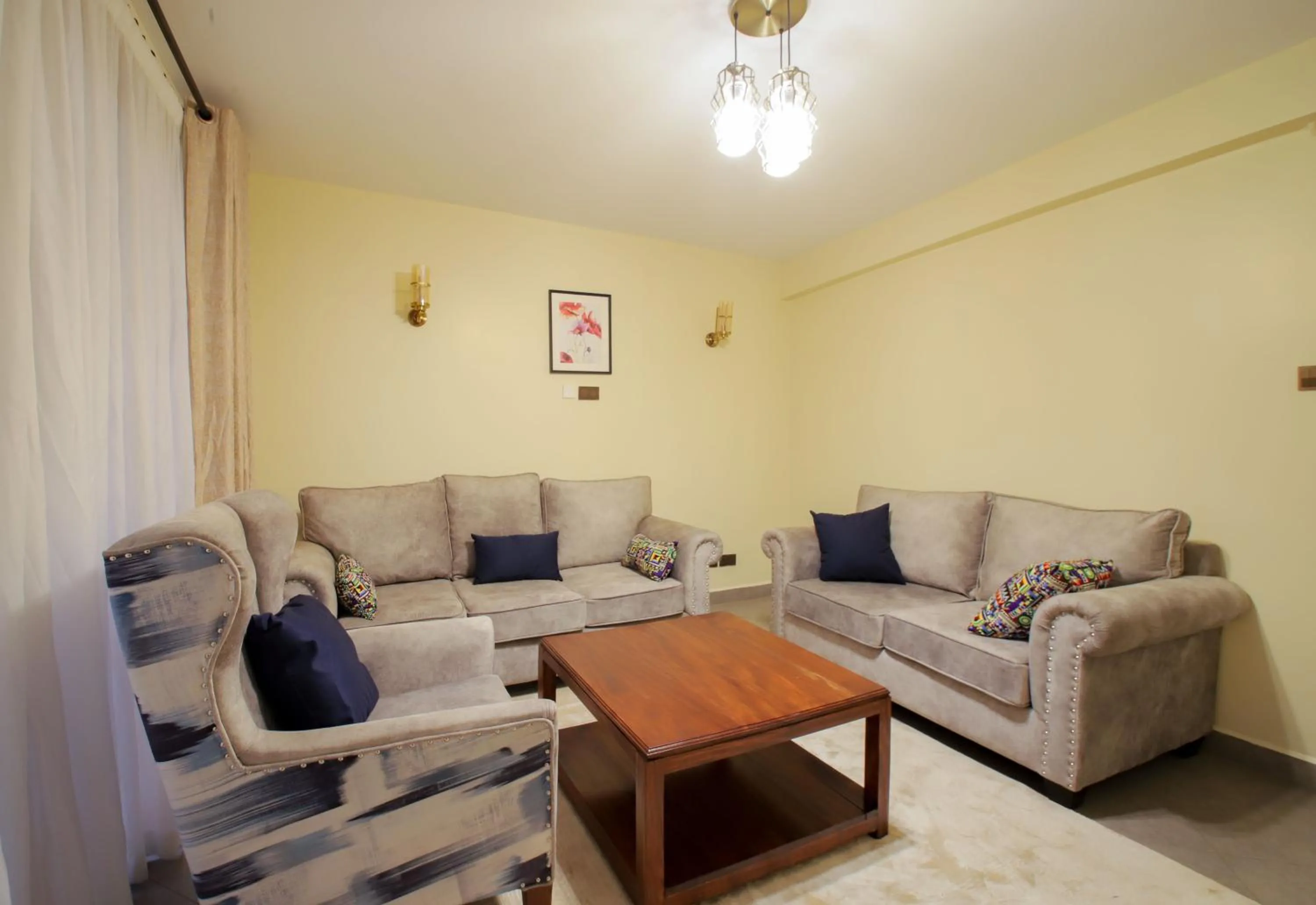 Living room in Lantern Serviced Apartments