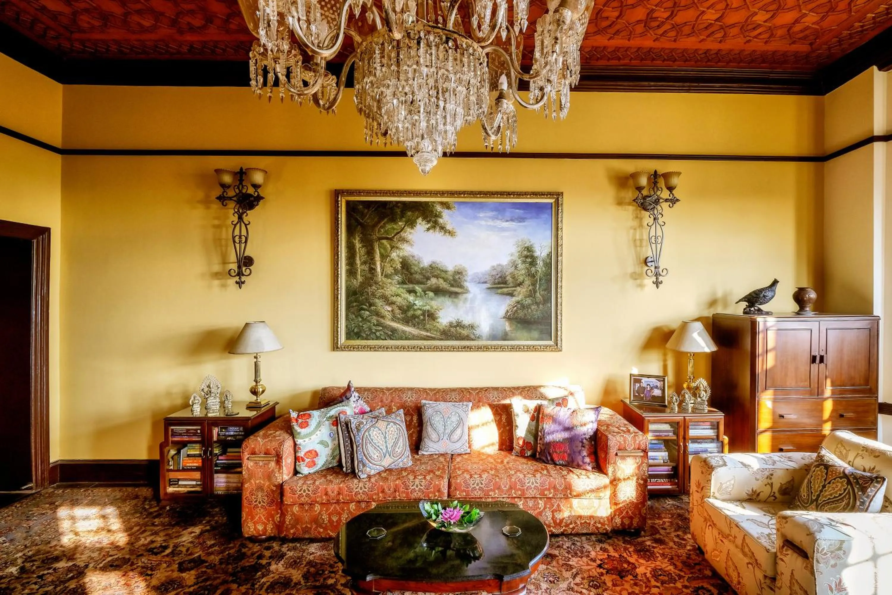 Living room in Karan Mahal