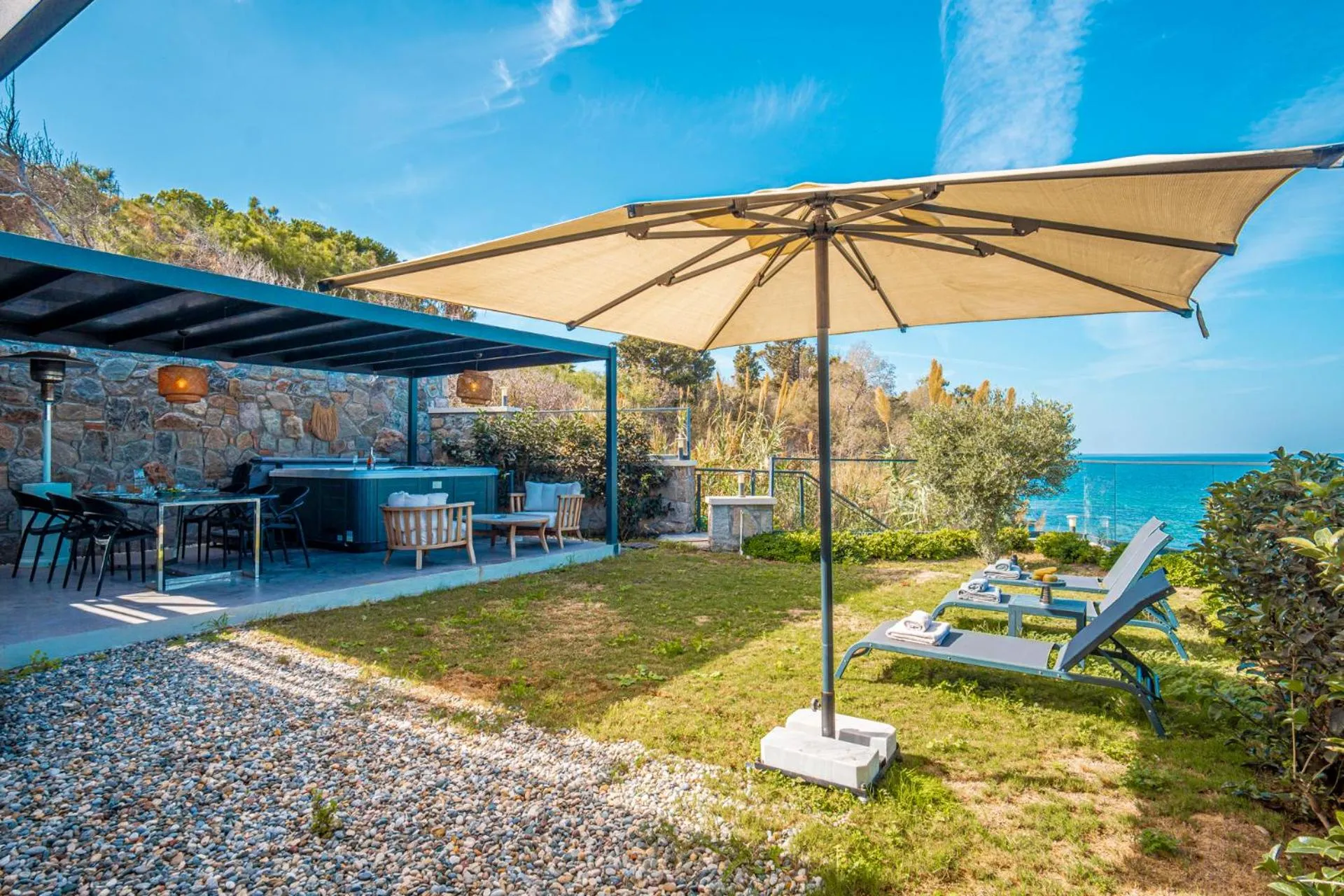 Patio in Çimentepe Residence Deluxe