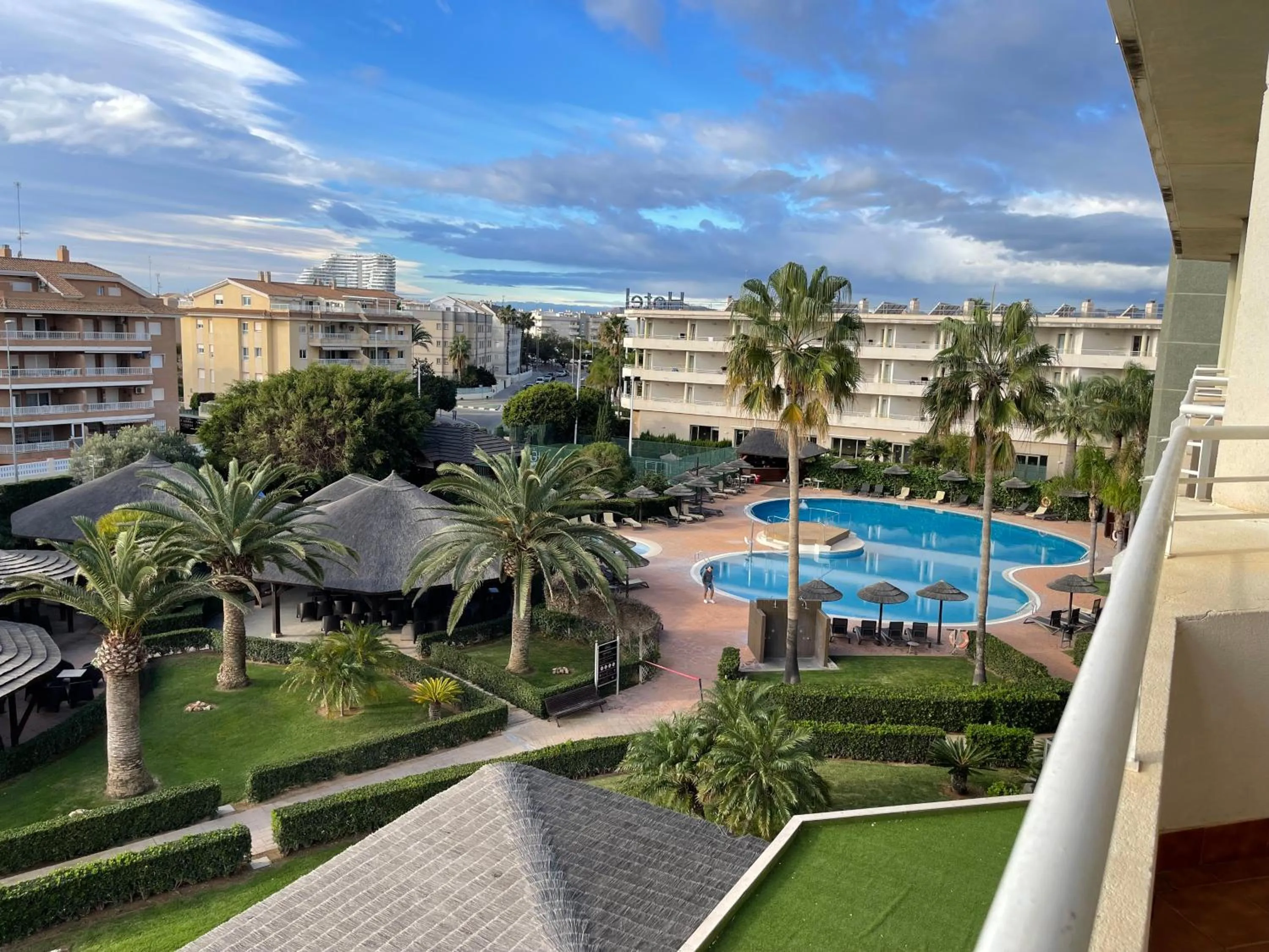 Pool view in AGH Canet