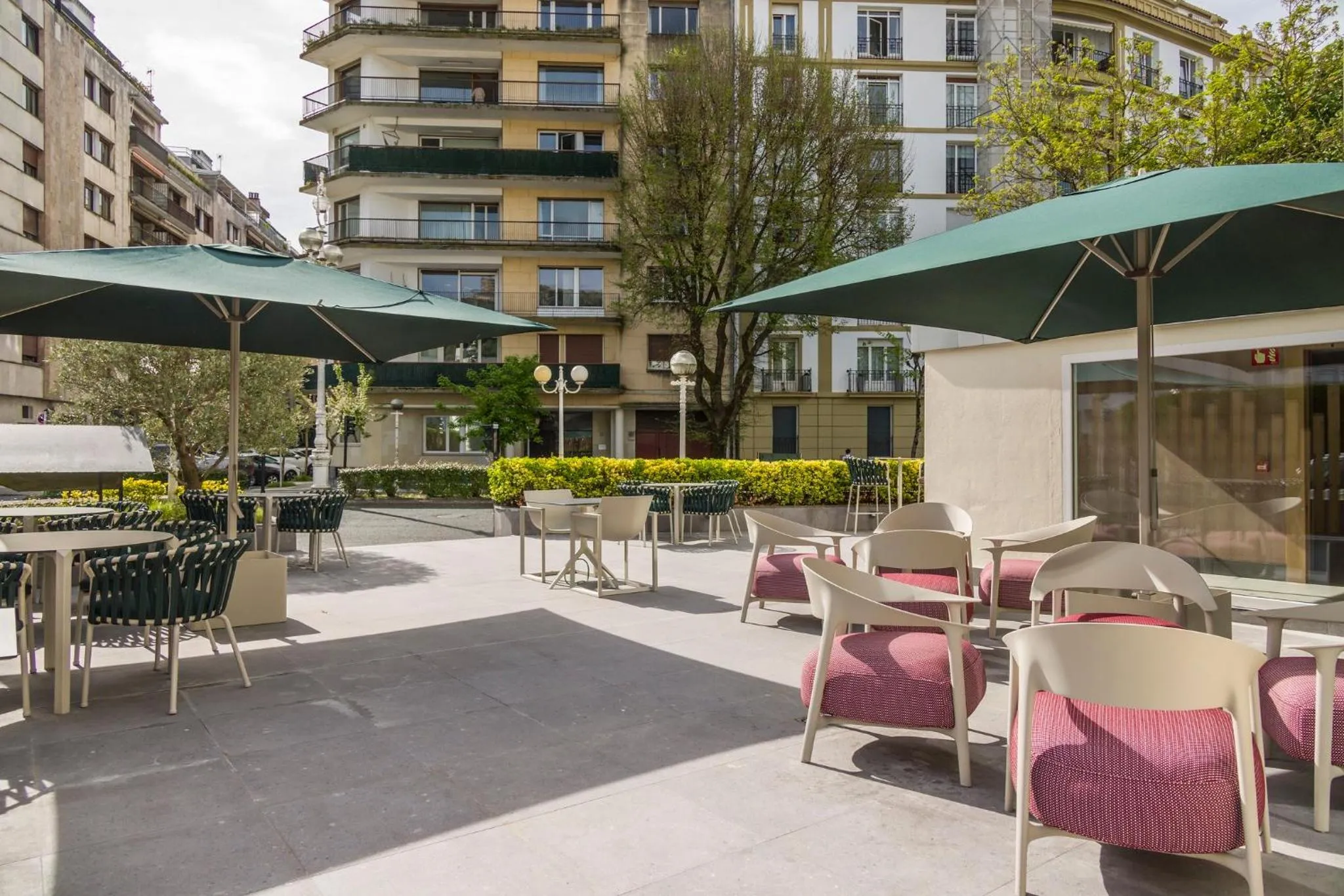 Balcony/Terrace in Hotel Ilunion San Sebastián