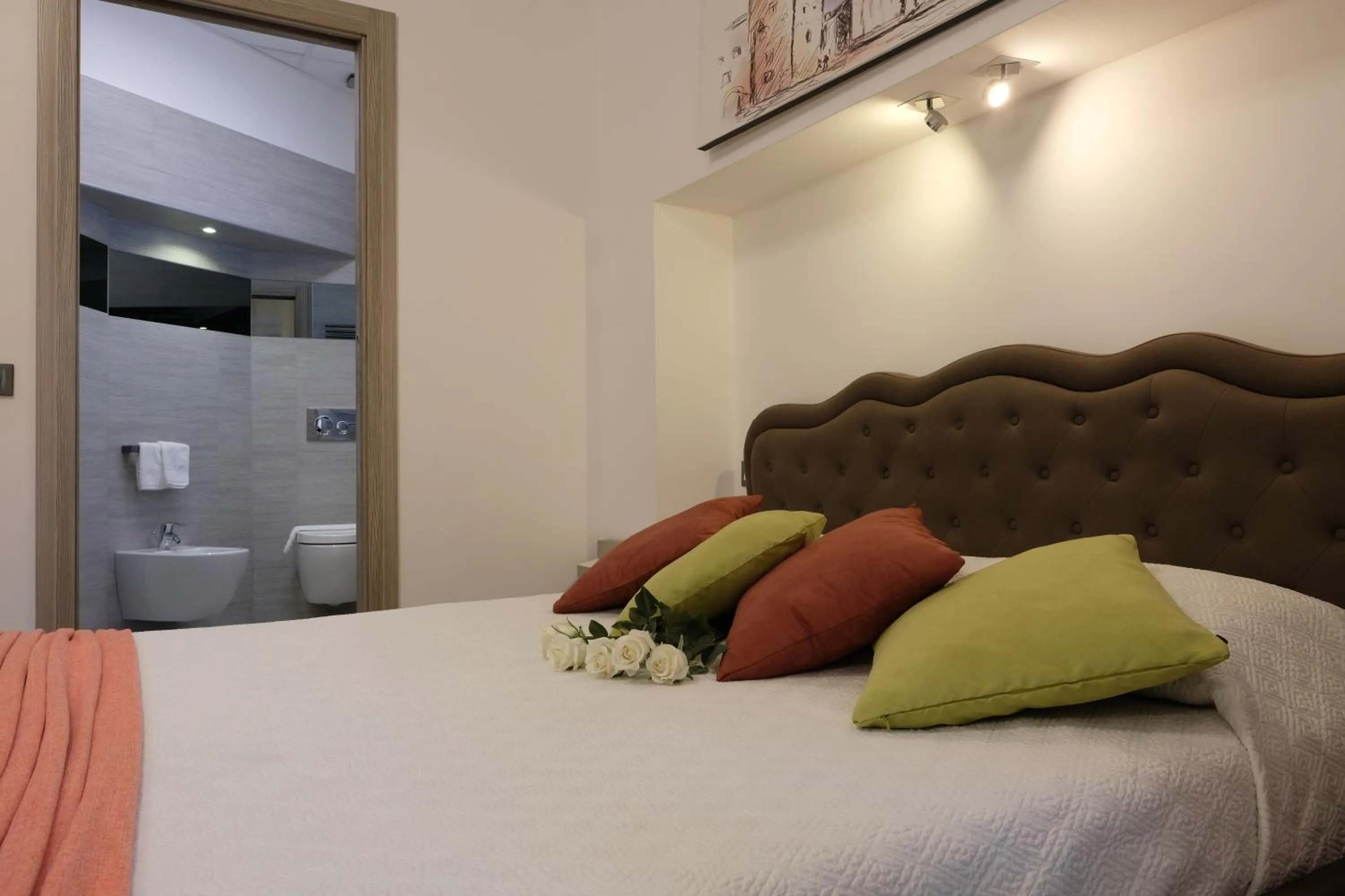 Bathroom, Bed in LeNotti Verona