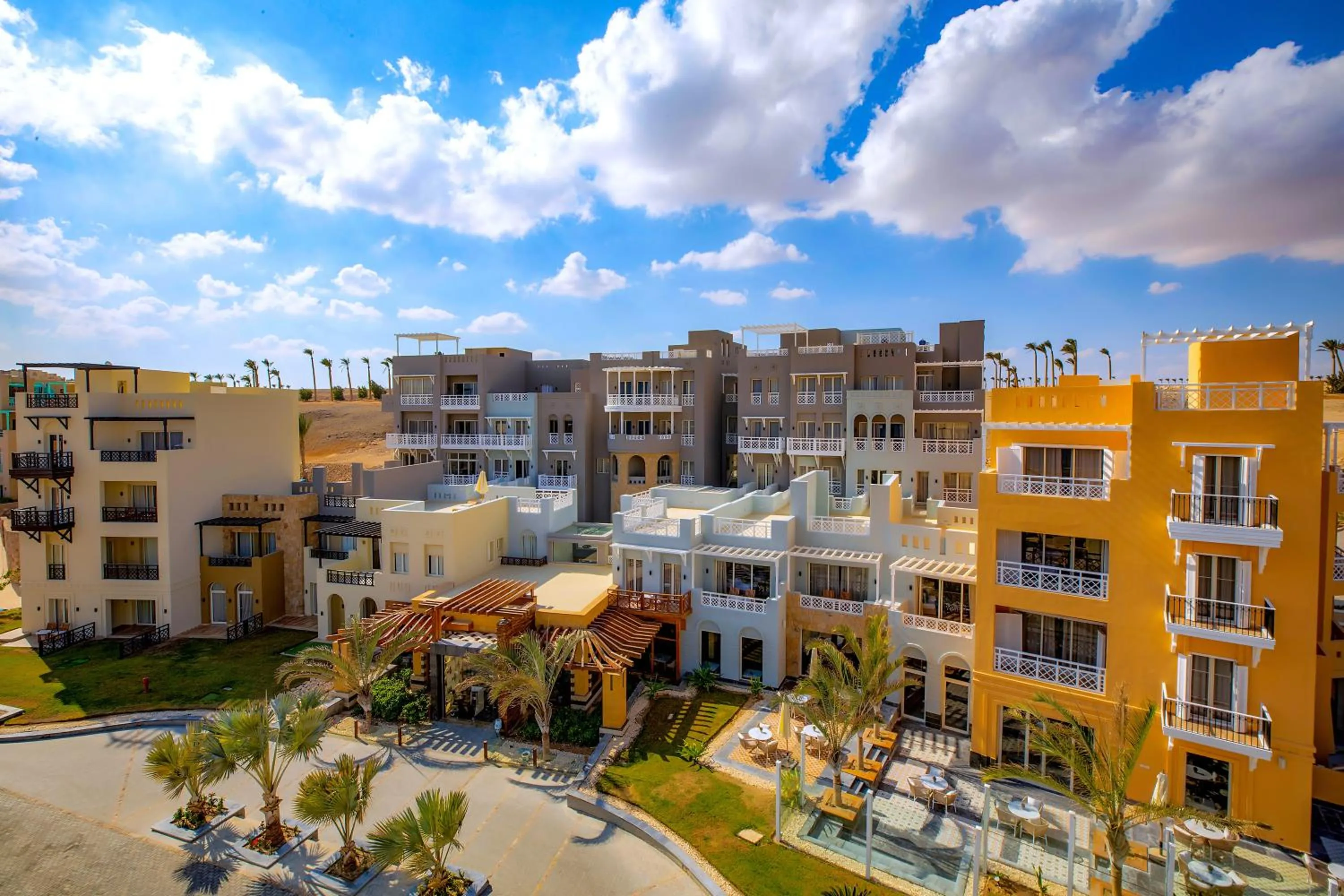 Property building in Zen Resort Sahl Hasheesh by TBH Hotels