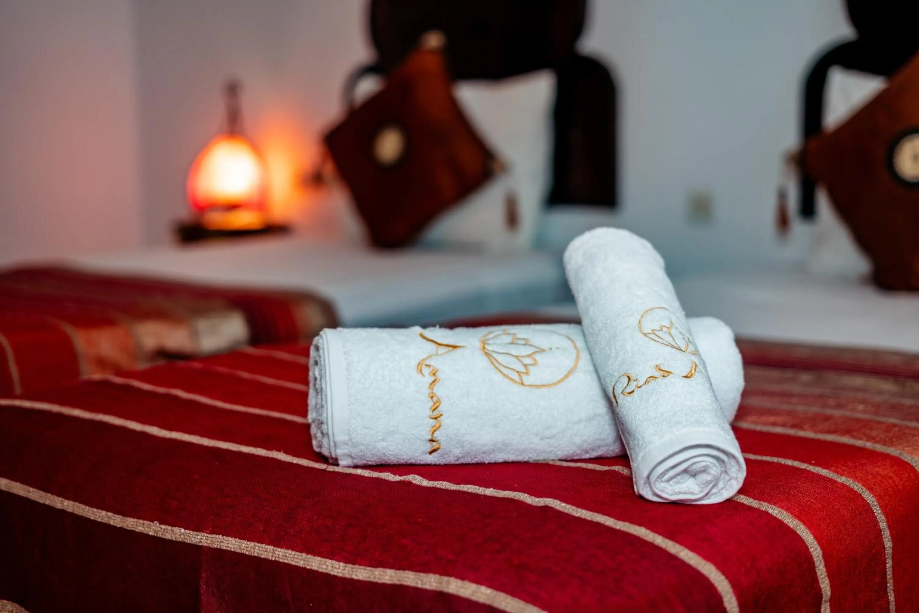 towels, Bed in RIAD AMANA