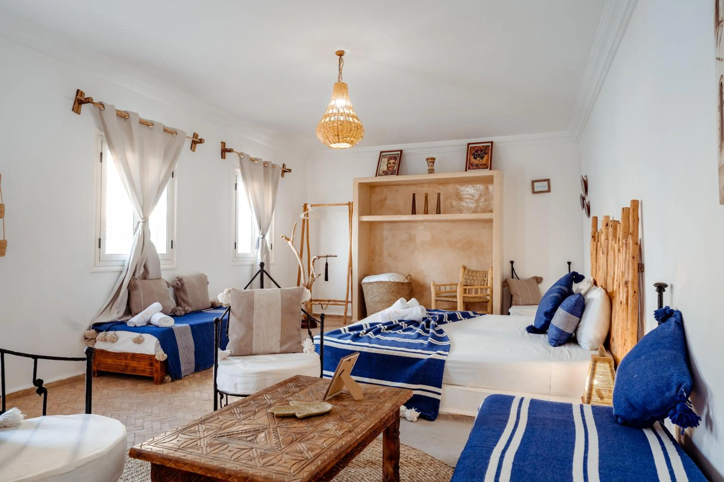 Photo of the whole room, Bed in RIAD AMANA