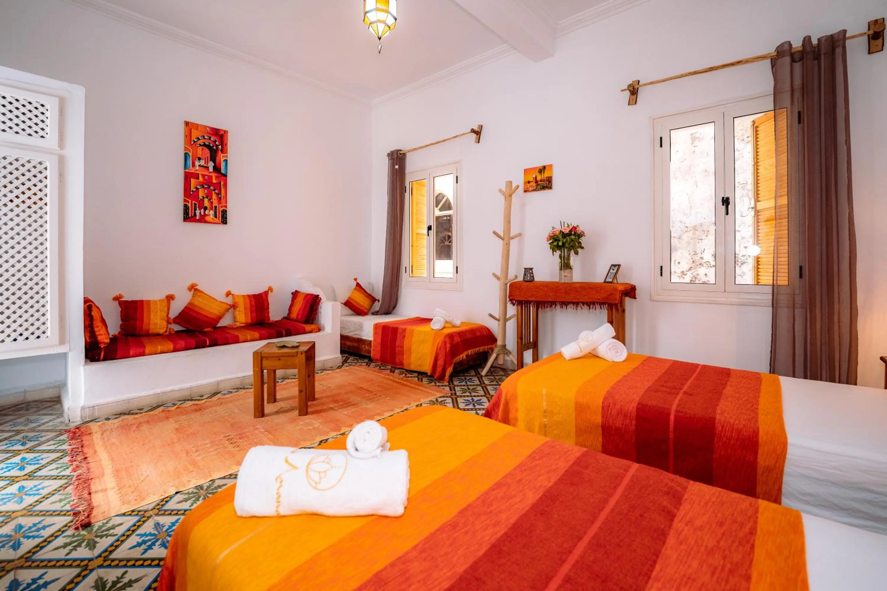 Photo of the whole room, Bed in RIAD AMANA