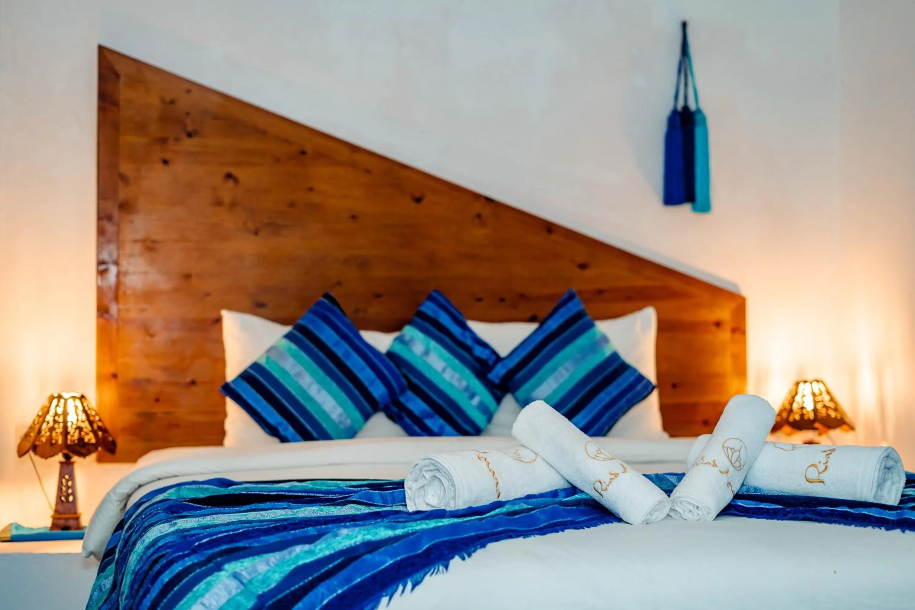 towels, Bed in RIAD AMANA