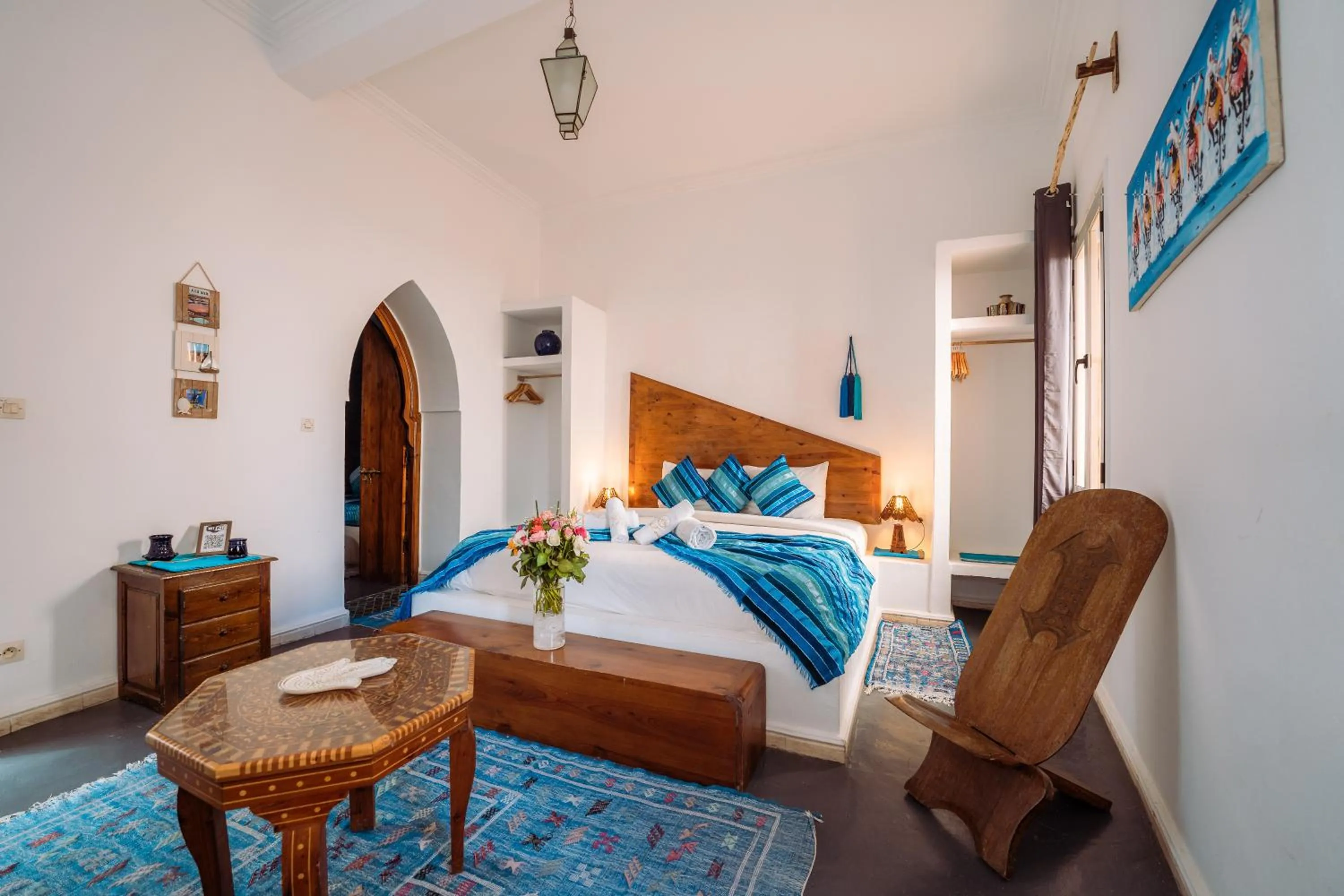 Photo of the whole room, Bed in RIAD AMANA