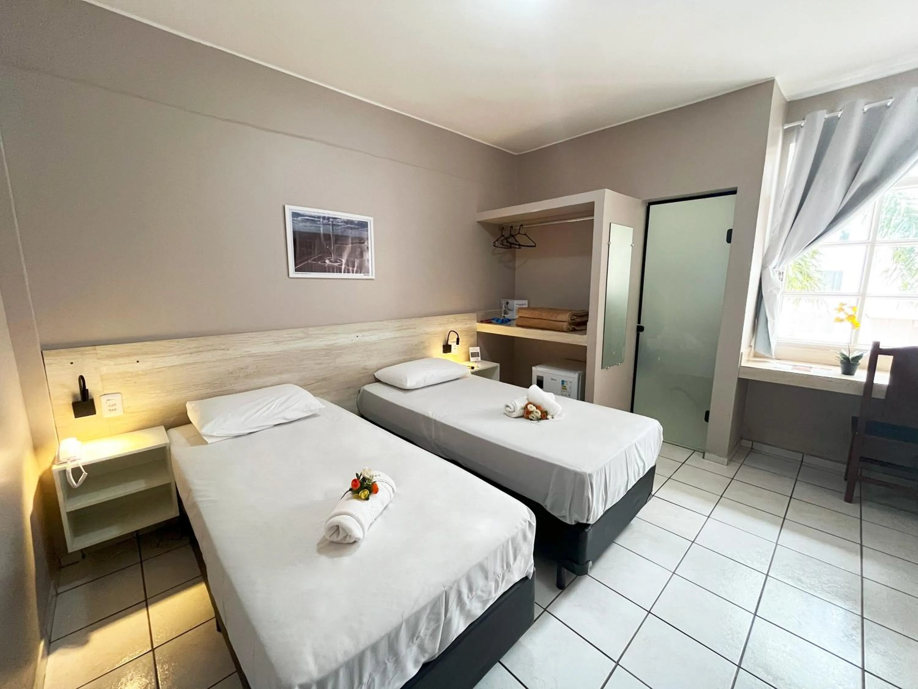 Bed in Europa Hotel Brasília by Bsb Inn